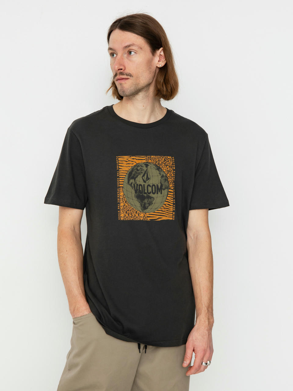 T-shirt Volcom Earthtrippin Fty (stealth)