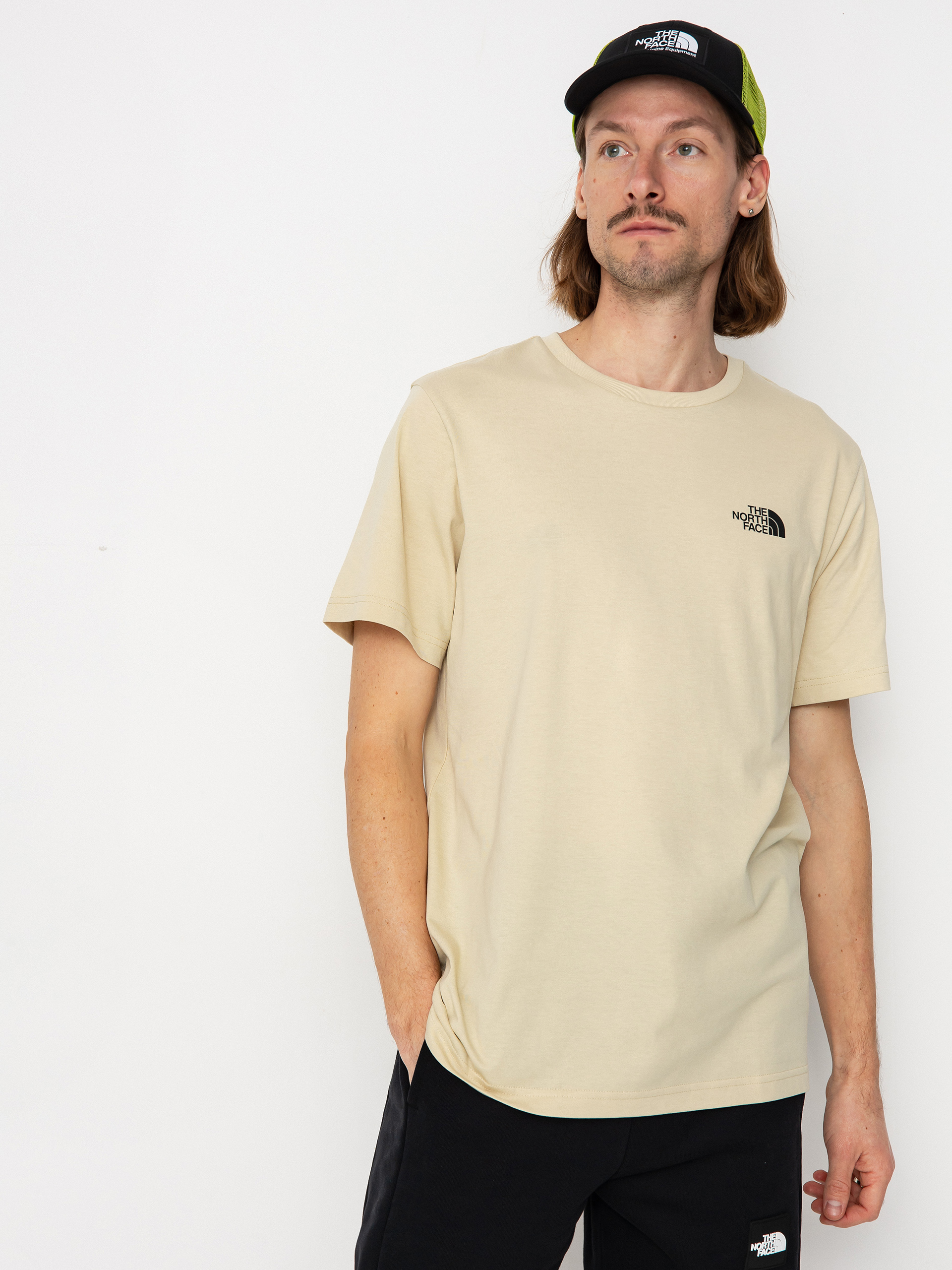 【The North Face】 M'S CAMP VIBE S/S R/TEE - GRAY Męska Koszulka Trekkingowa The North Face M Ma S/S Tee