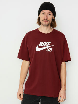 T-shirt Nike SB Logo HBR (dark team red)