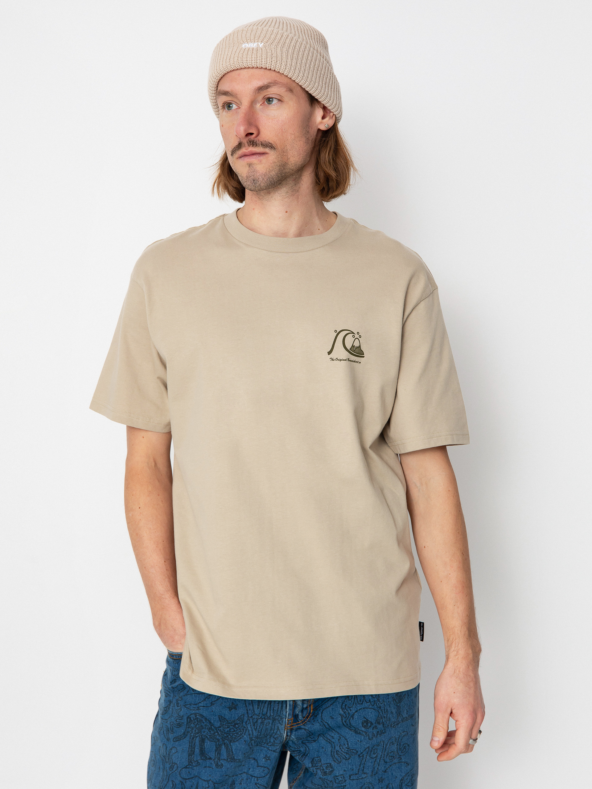 T-shirt Quiksilver The Original Boardshort Mor (plaza taupe)