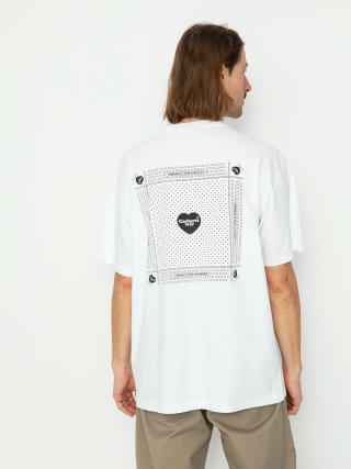 T-shirt Carhartt WIP Heart Bandana (white/black)