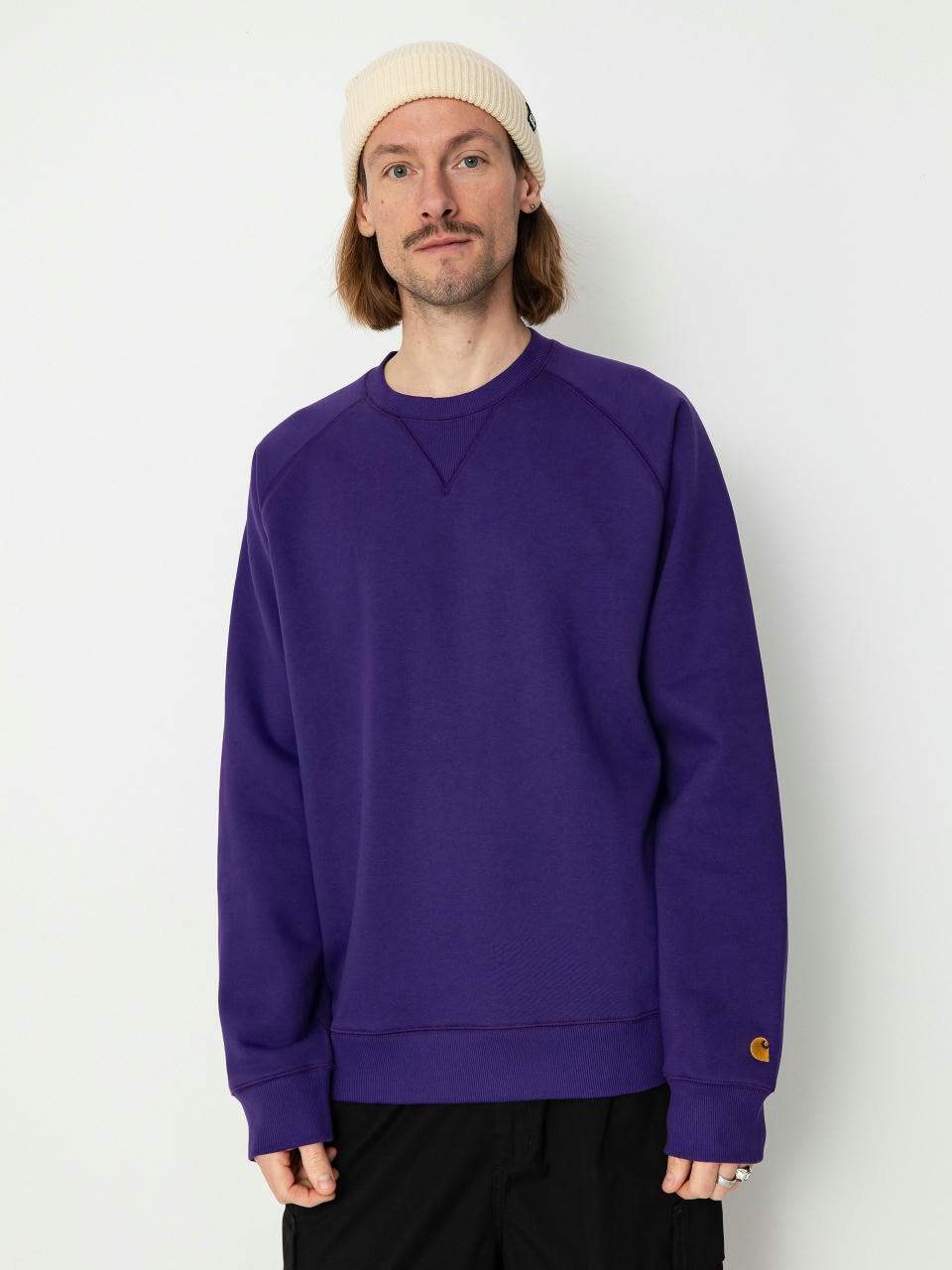 Bluza Carhartt WIP Chase (tyrian/gold)