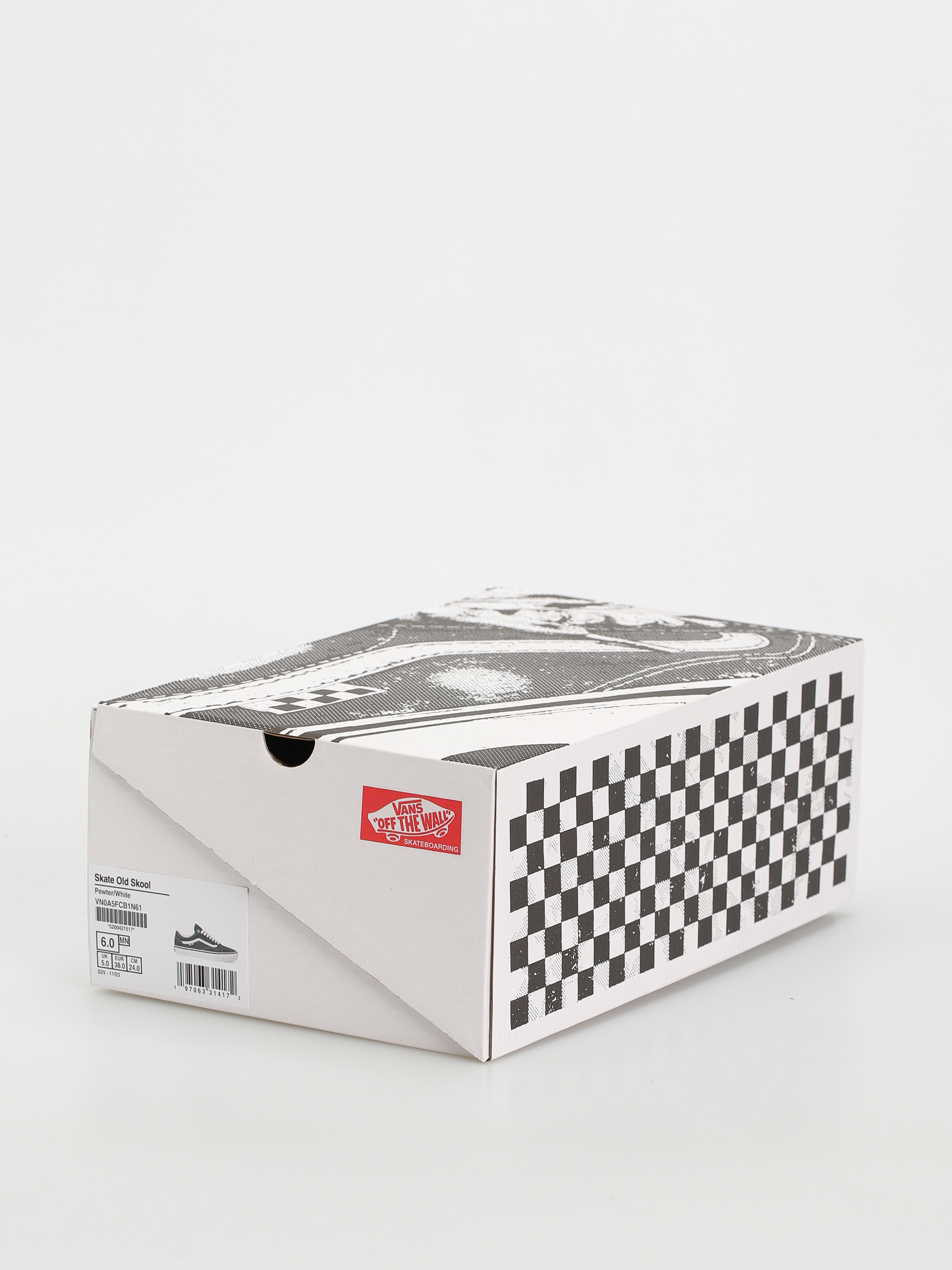 Buty Vans Skate Old Skool (pewter/white)