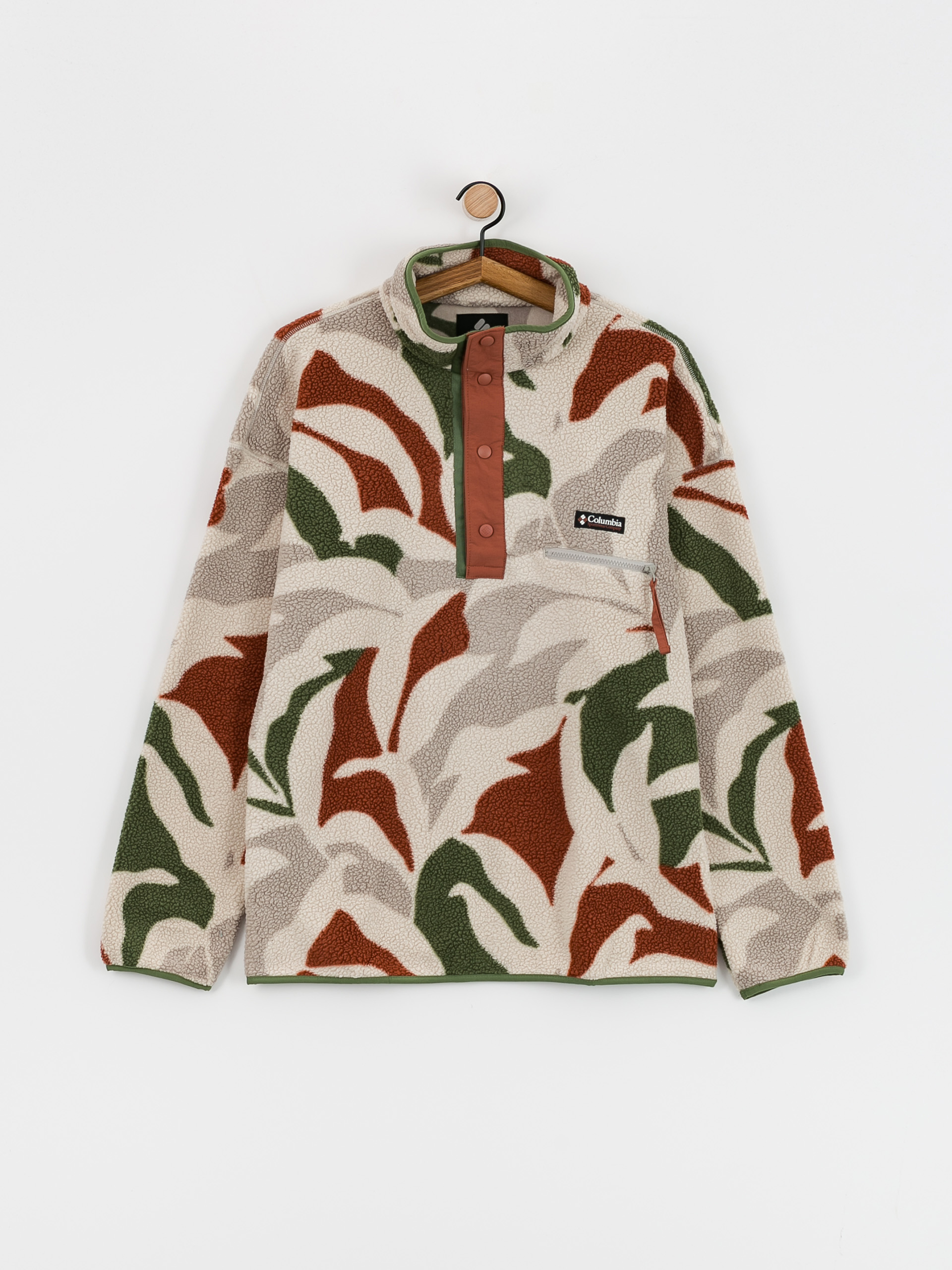 Męski Polar Columbia Helvetia (flint grey floristic print/auburn/cant)