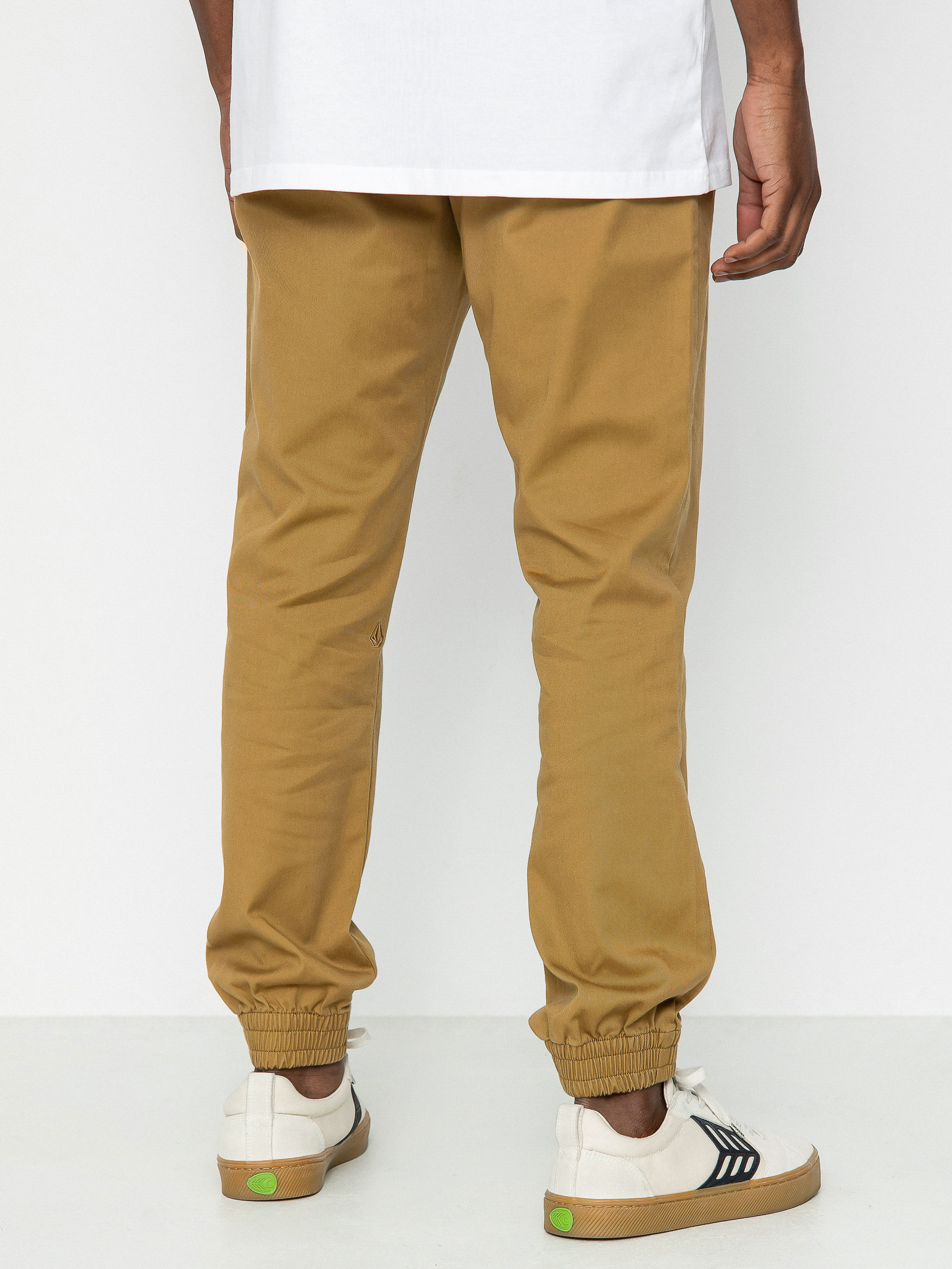 Spodnie Volcom Frickin Slim Jogger (dark khaki)