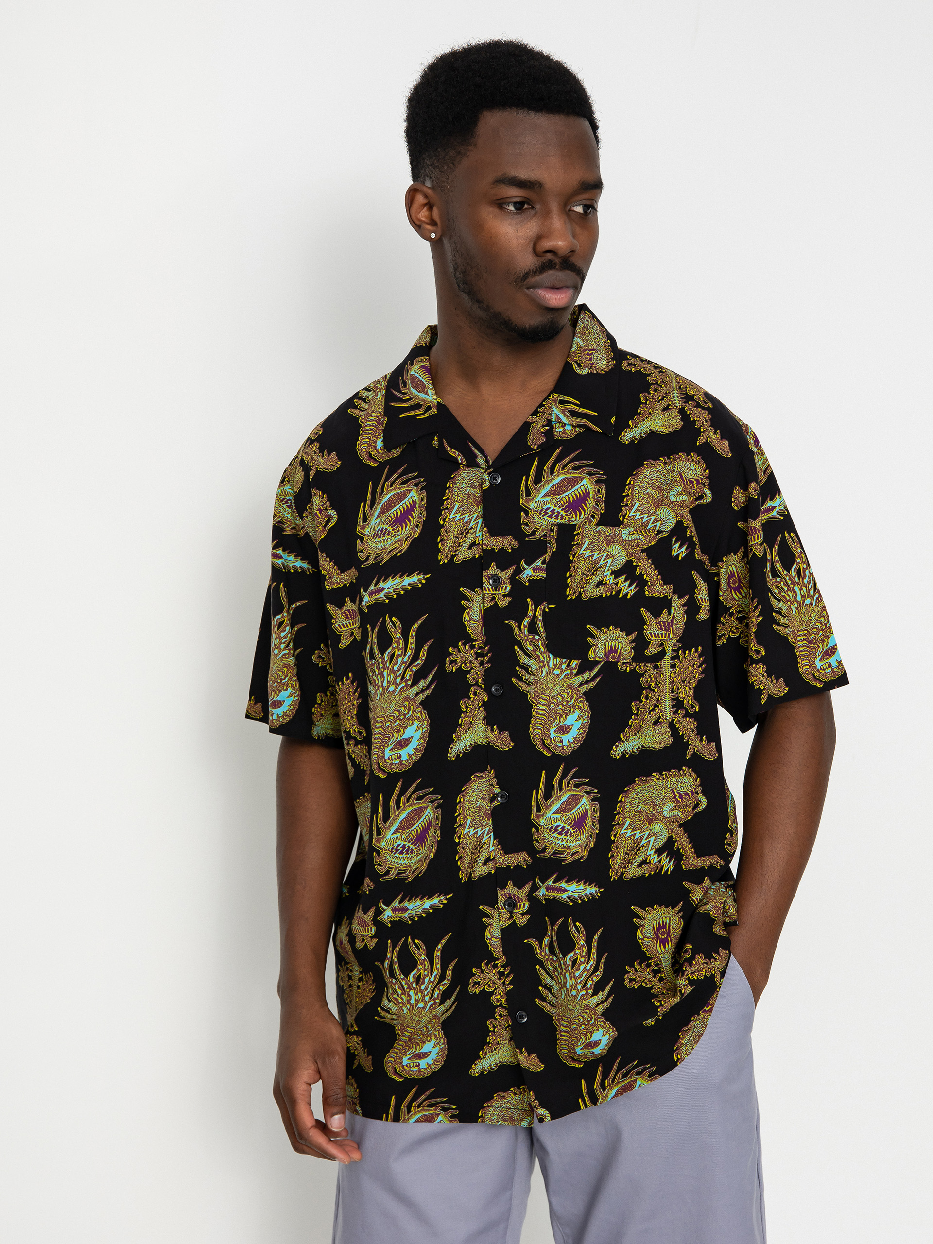 Koszula Volcom Fa Tetsunori (black)