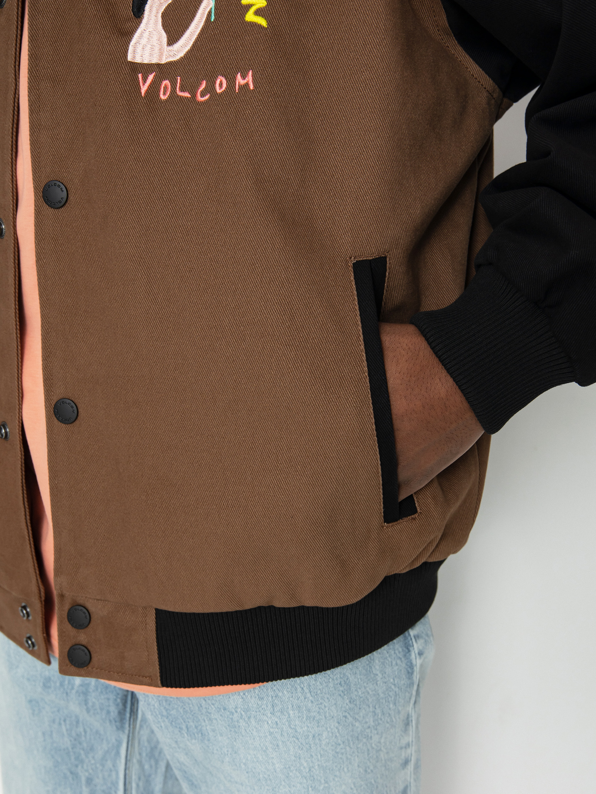 Kurtka Volcom Fa Arthur Longo (dark earth)