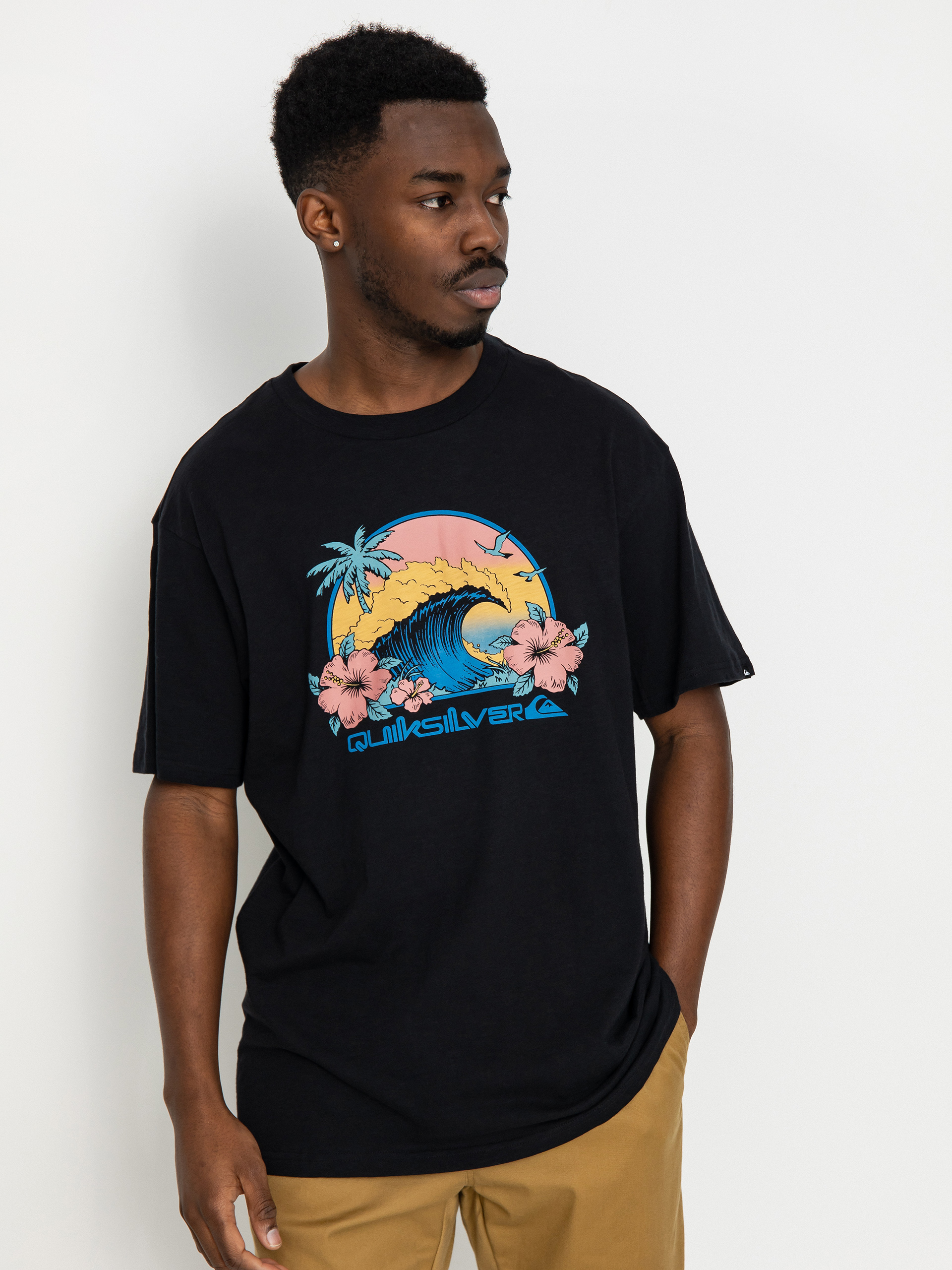T-shirt Quiksilver Riding Today (black)