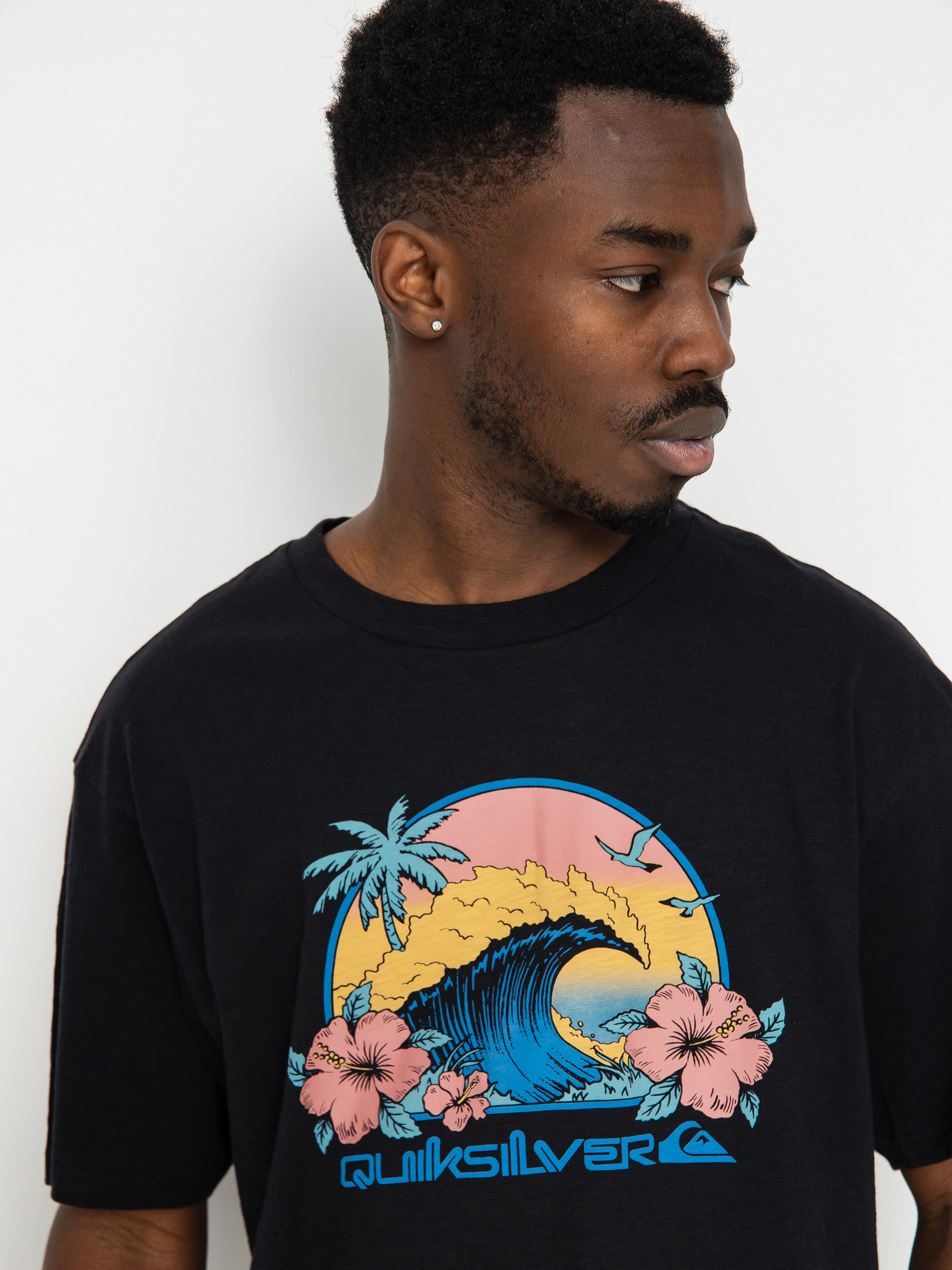 T-shirt Quiksilver Riding Today (black)