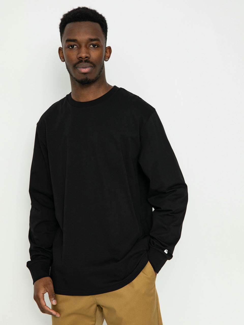 Longsleeve Carhartt WIP Base (black/white)