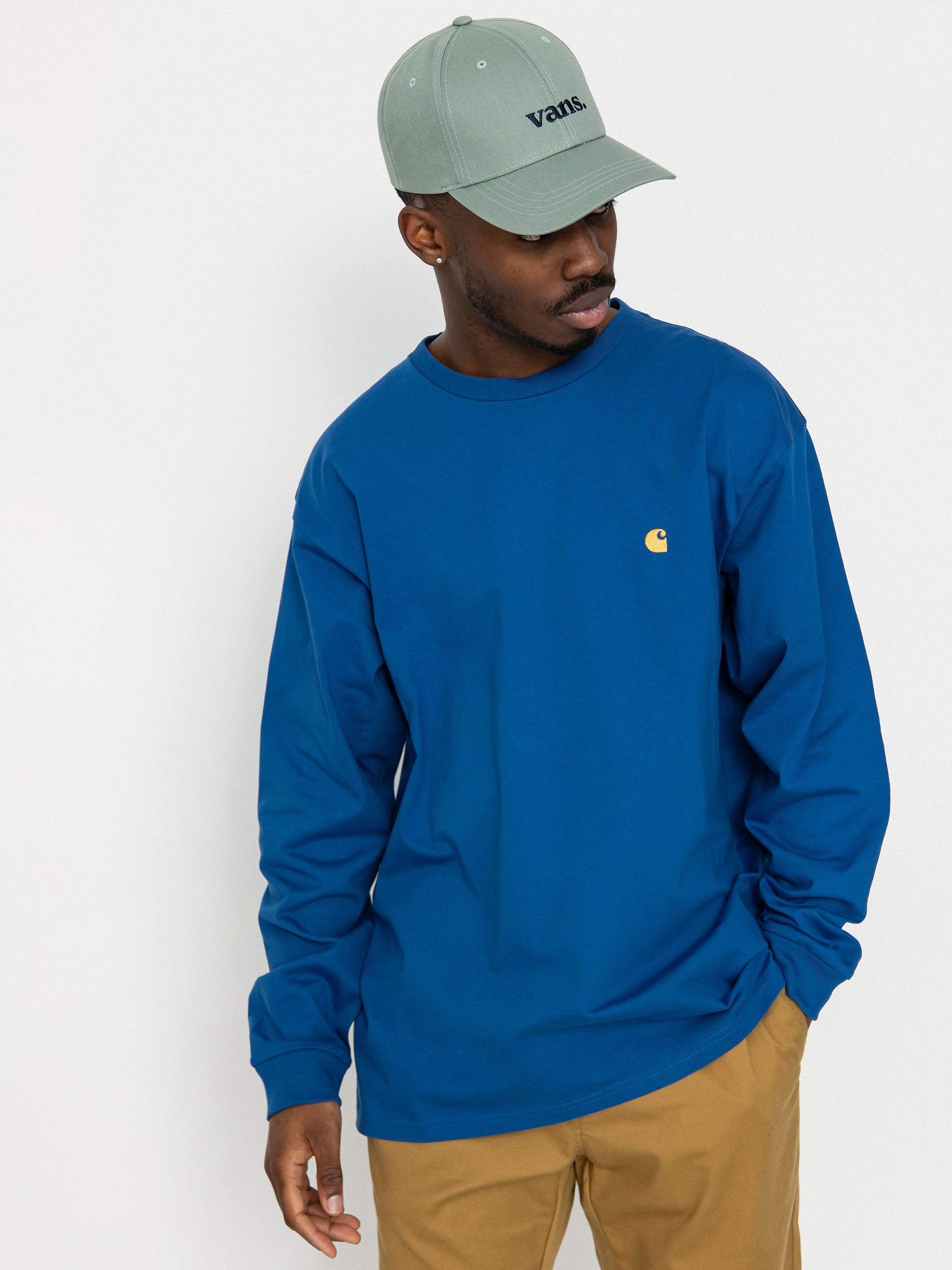 Longsleeve Carhartt WIP Chase (acapulco/gold)