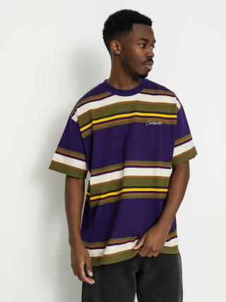 T-shirt Carhartt WIP Morcom (morcom stripe/tyrian)