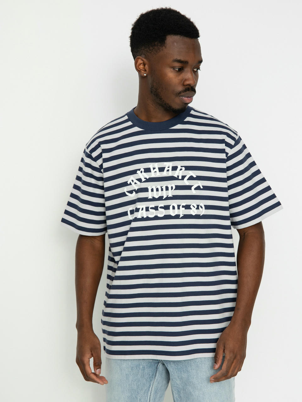 T-shirt Carhartt WIP Scotty Athletic (scotty stripe/blue/sonic silver)