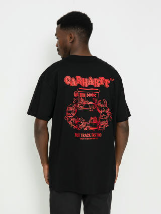 T-shirt Carhartt WIP Fast Food (black/red)