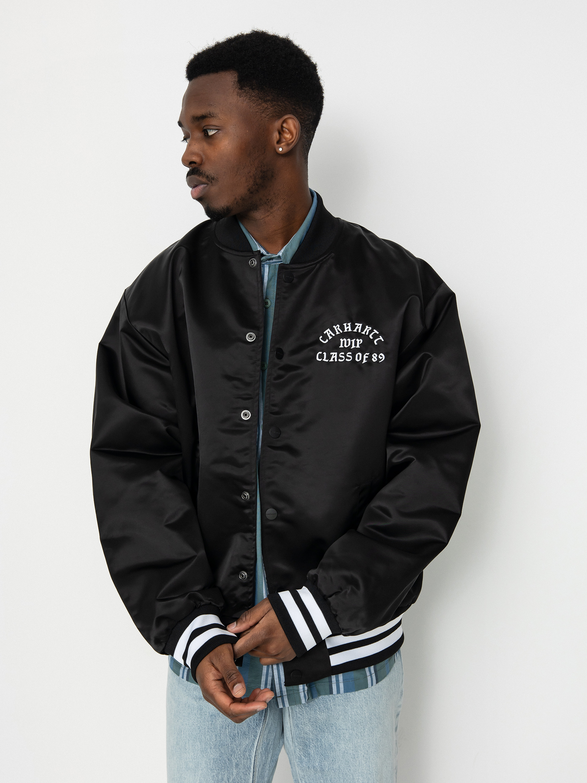 Kurtka Carhartt WIP Class of 89 Bomber (black/white)