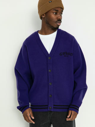Sweter Carhartt WIP Onyx Cardigan (tyrian/black)