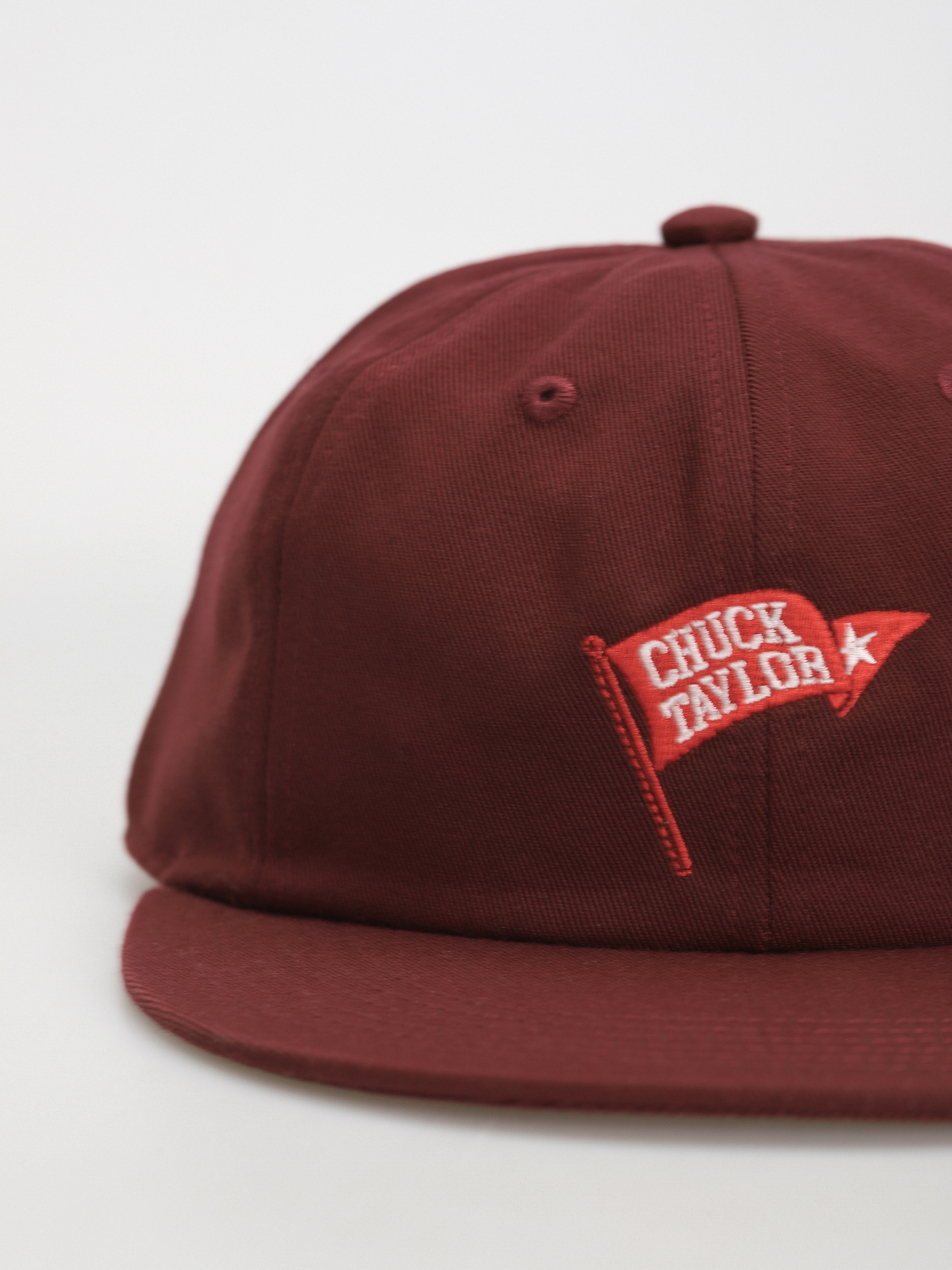 Czapka z daszkiem Converse 6 Panel Baseball (maroon)