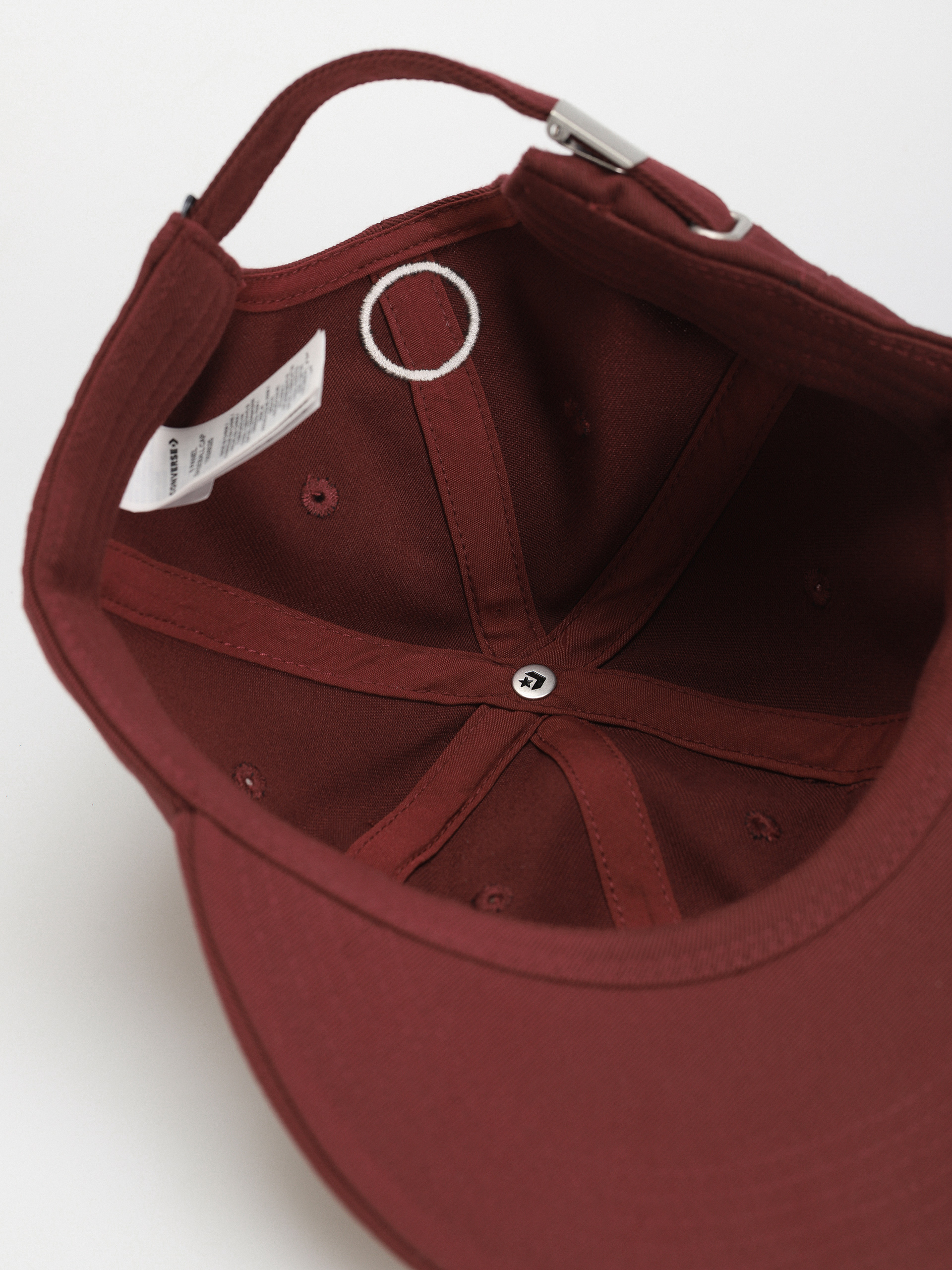 Czapka z daszkiem Converse 6 Panel Baseball (maroon)