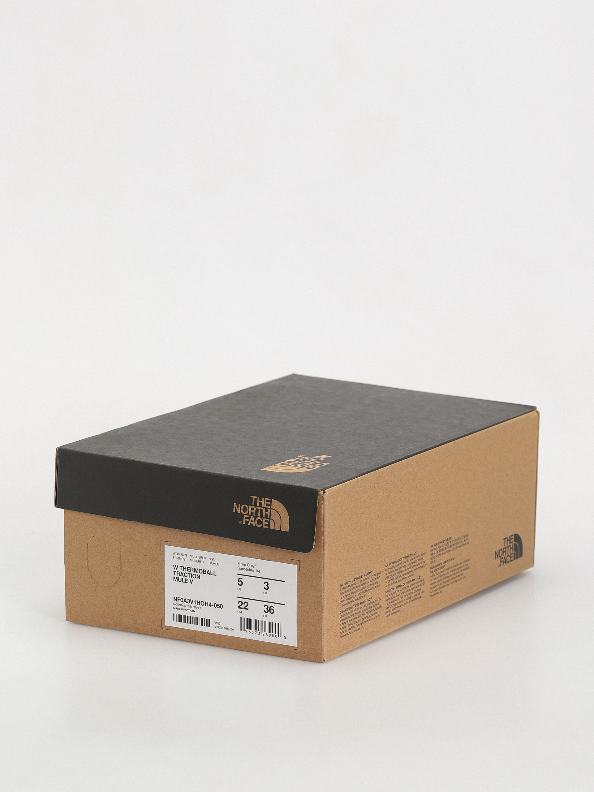 Buty The North Face Thermoball Traction Mule V Wmn (fawn grey/gardeniawhite)