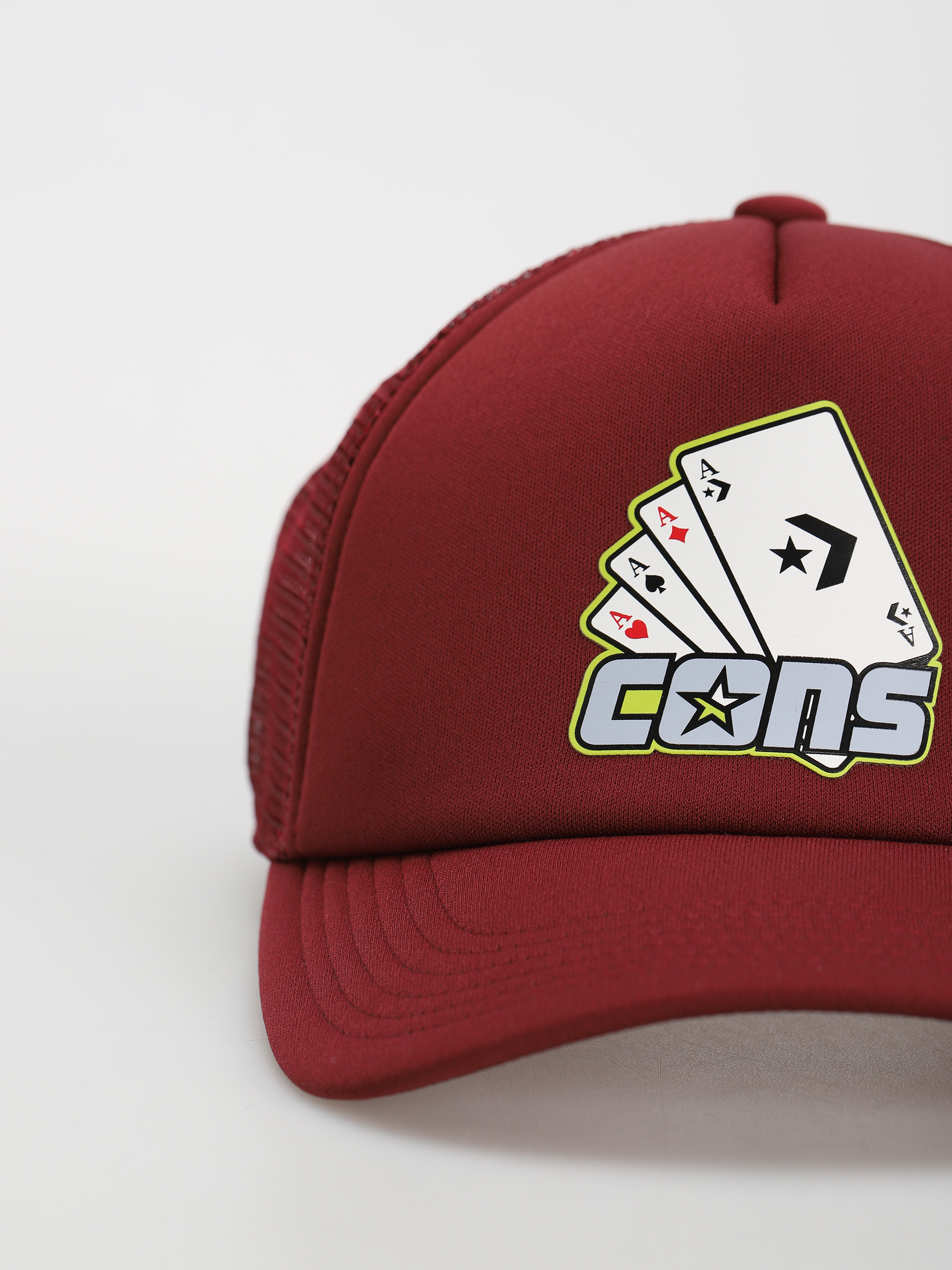 Czapka z daszkiem Converse Cons Trucker (maroon)