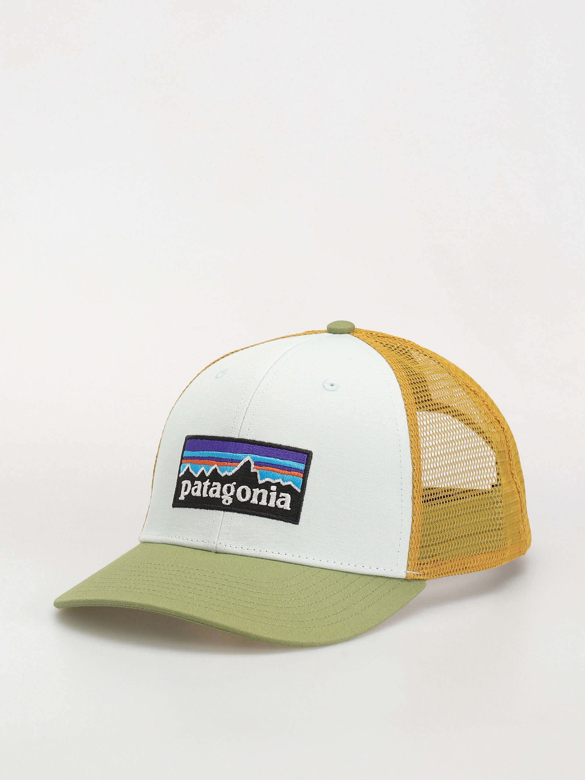Czapka z daszkiem Patagonia P-6 Logo Trucker (wispy green)