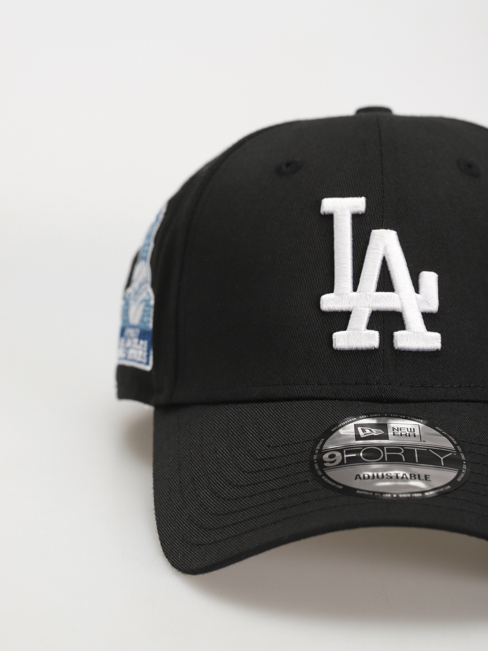 Czapka z daszkiem New Era Patch 9Forty Los Angeles Dodgers (black)