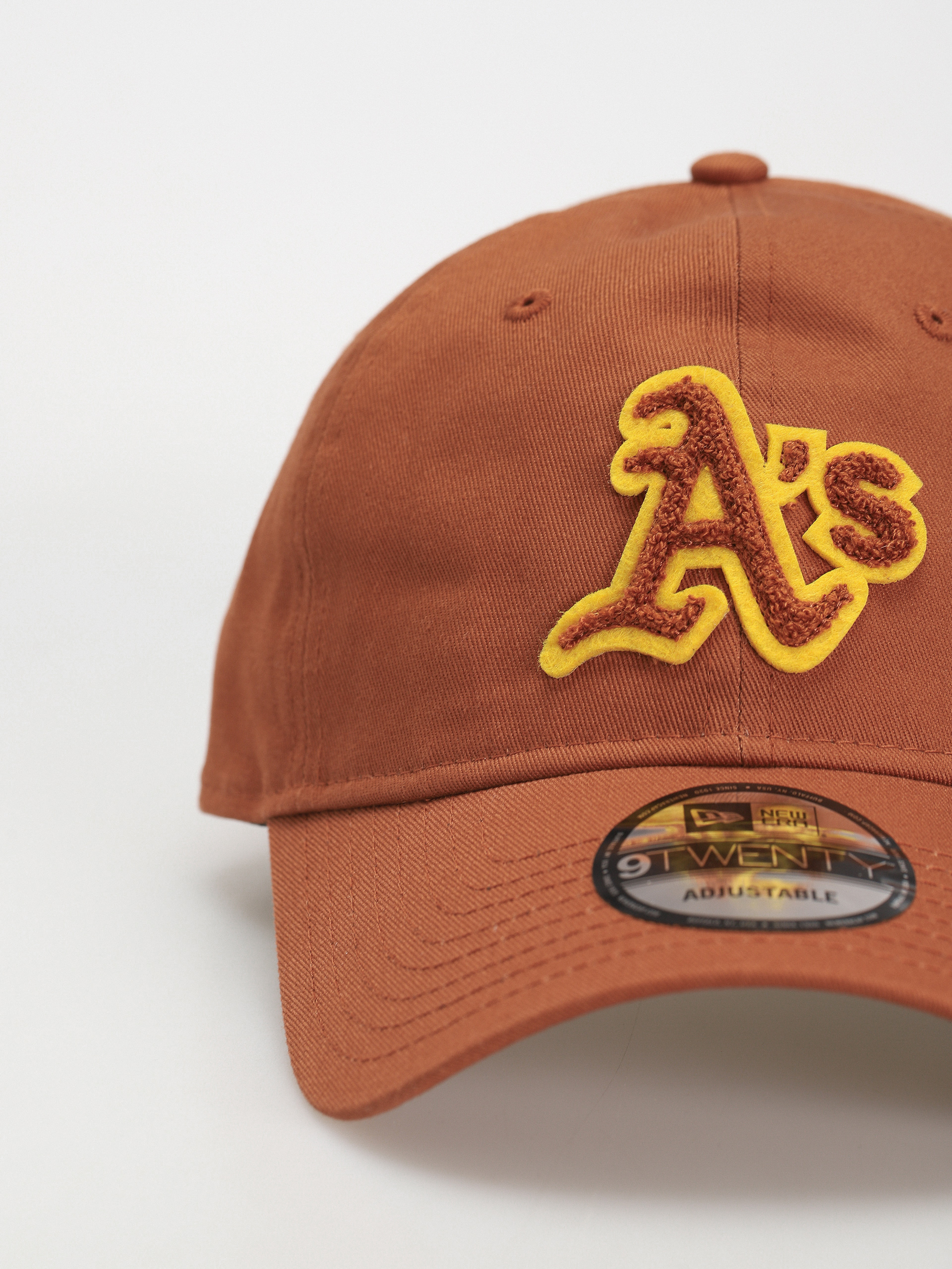 Czapka z daszkiem New Era Boucle 9Twenty Oakland Athletics (orange)