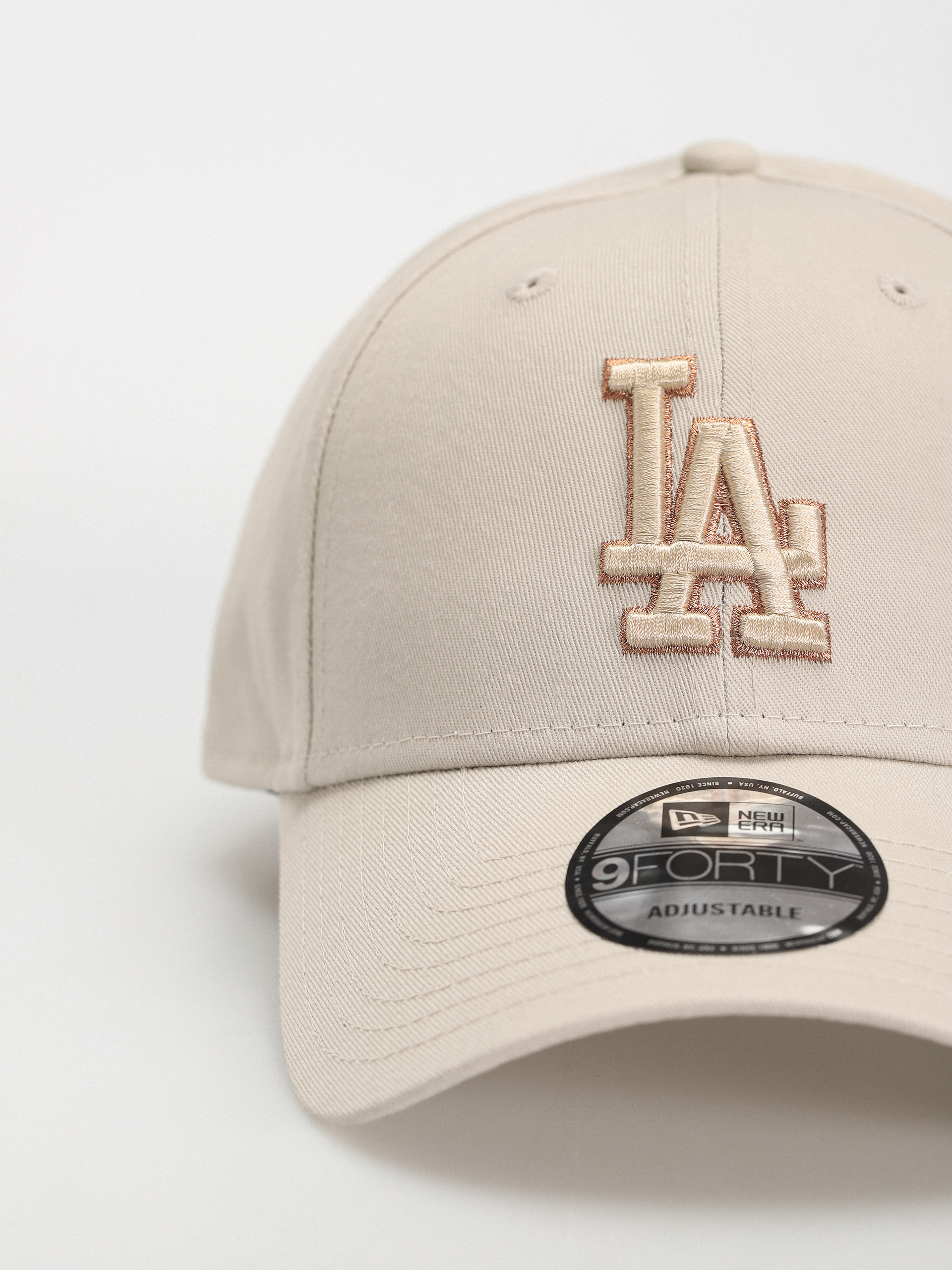 Czapka z daszkiem New Era Metallic Outline 9Forty Los Angeles Dodgers (stone)