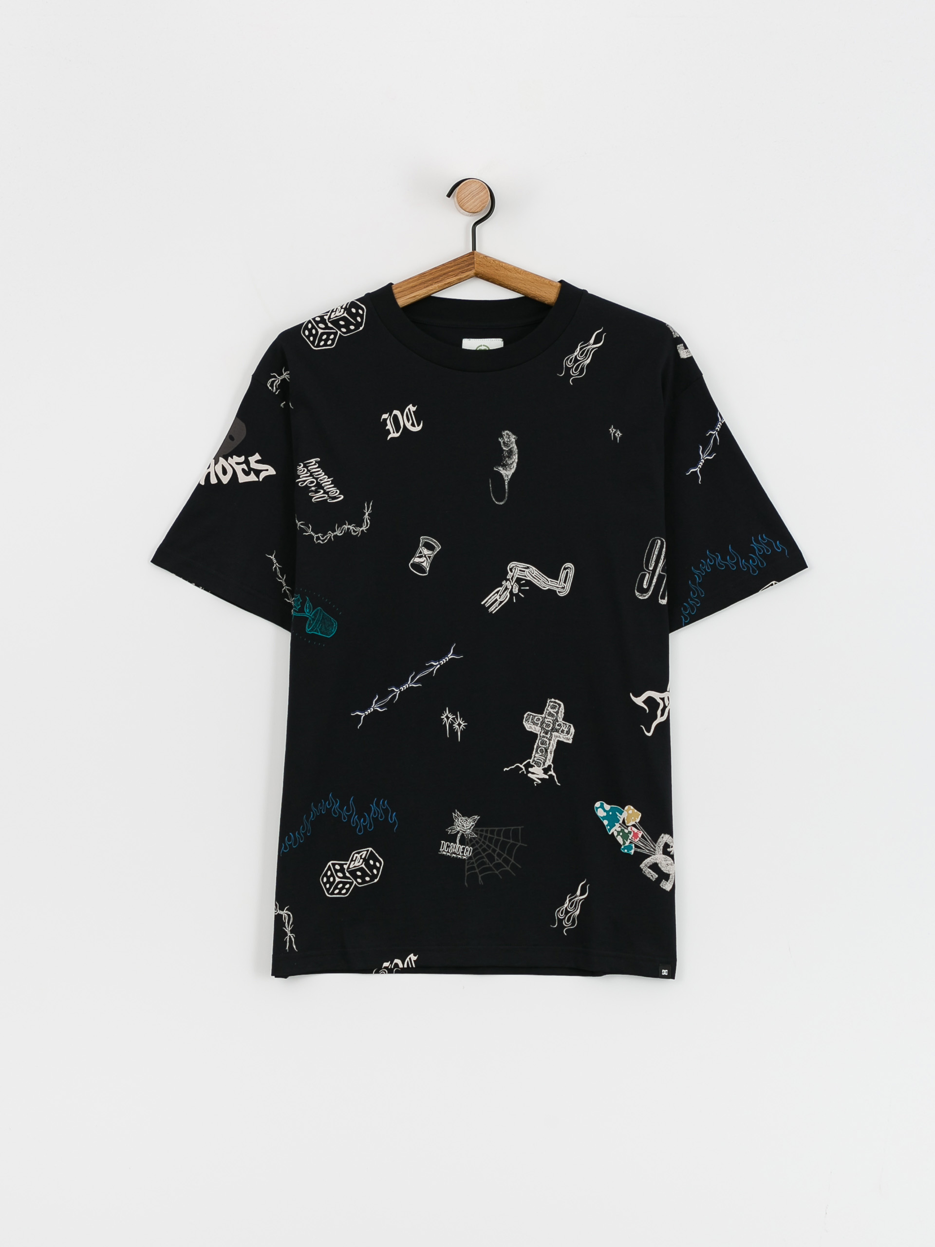 T-shirt DC Scribble (black scribble)