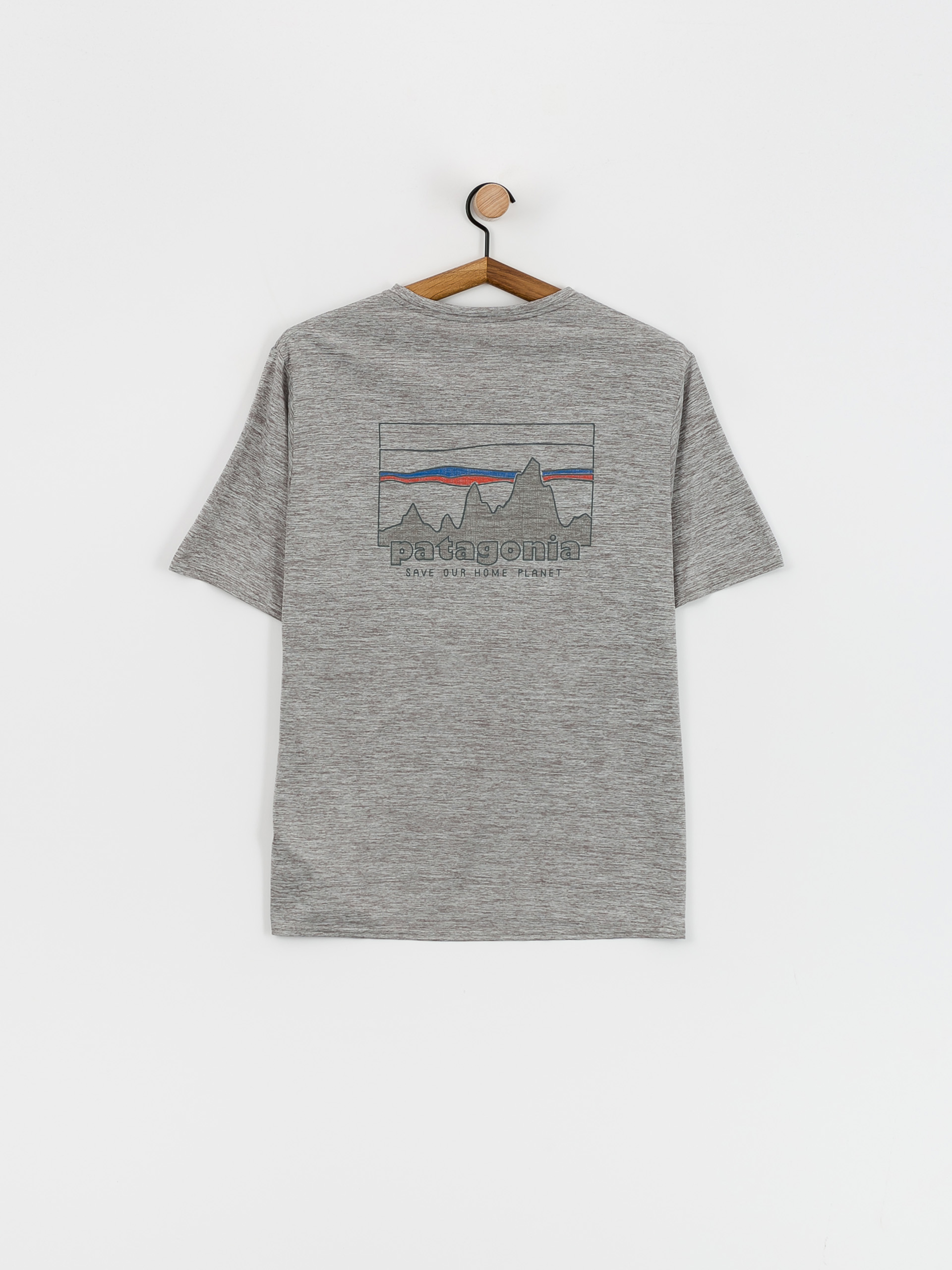 T-shirt Patagonia Cap Cool Daily Graphic (73 skyline feather grey)