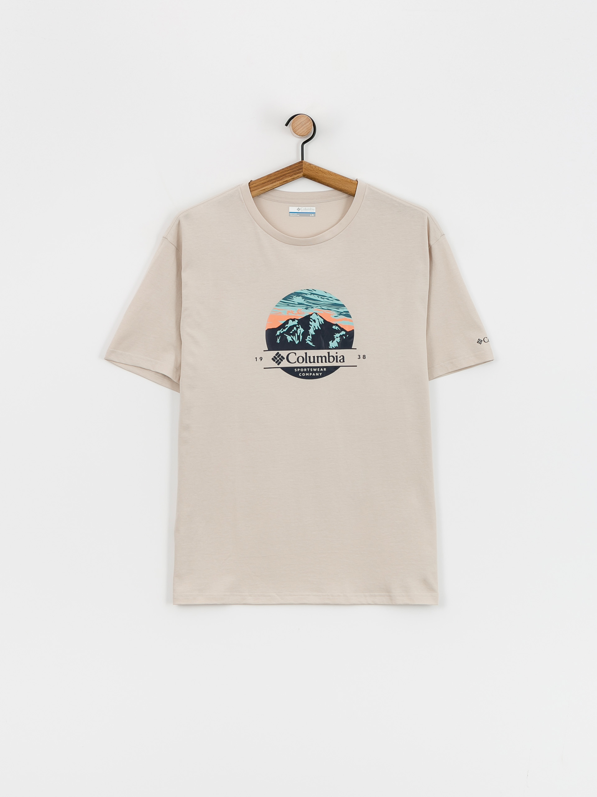 T-shirt Columbia Path Lake II (dark stone/scoped view)