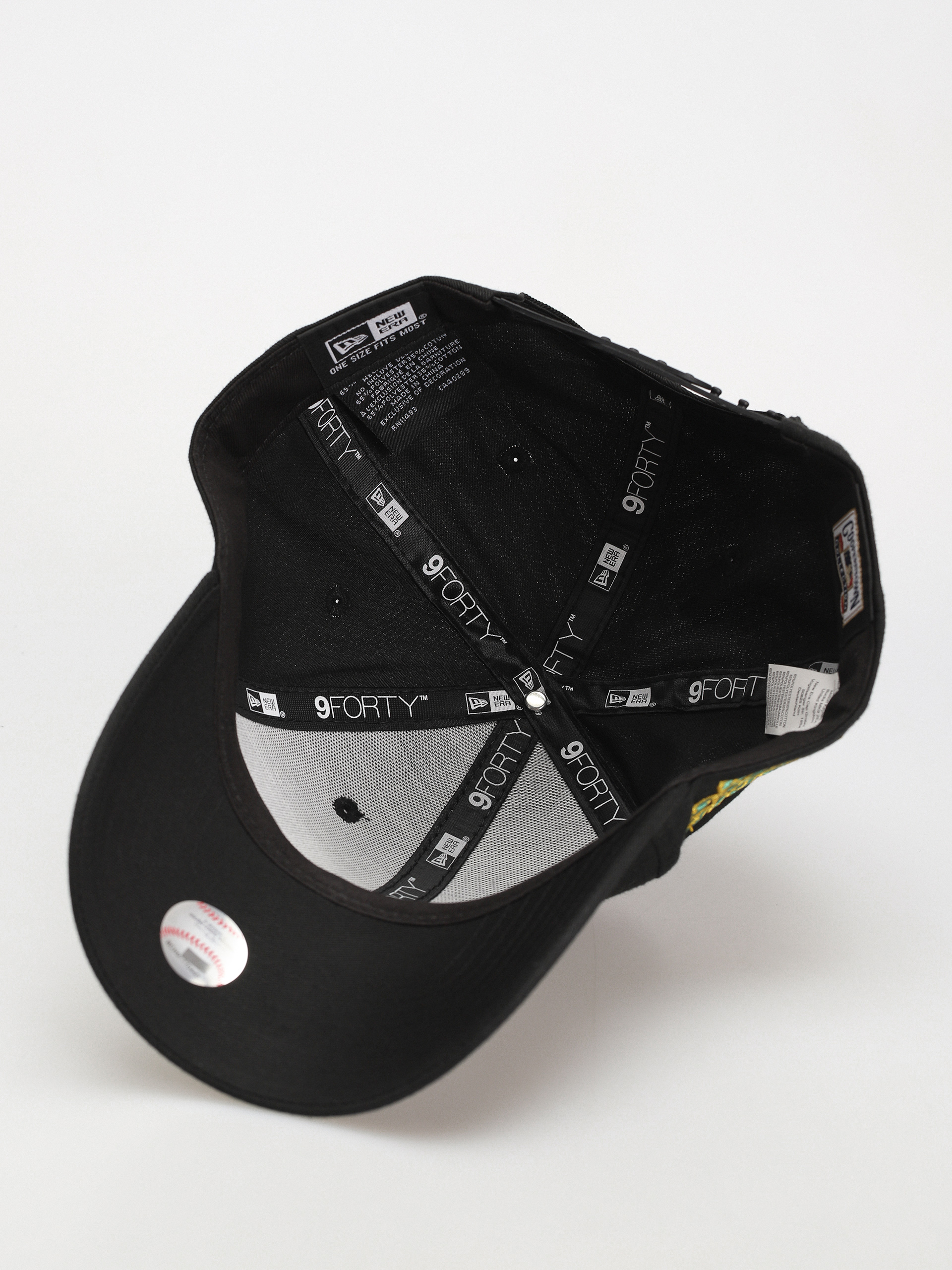 Czapka z daszkiem New Era Patch 9Forty Okland Atheltics (black)