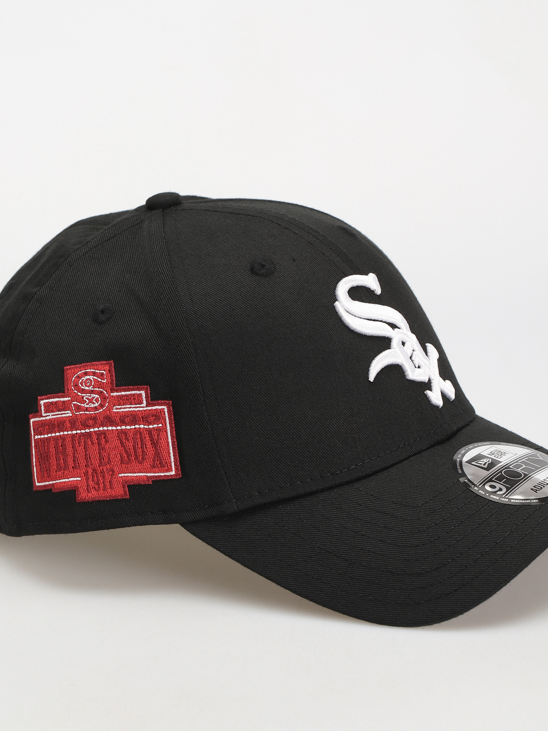 Czapka z daszkiem New Era Patch 9Forty Chicago White Sox (black)