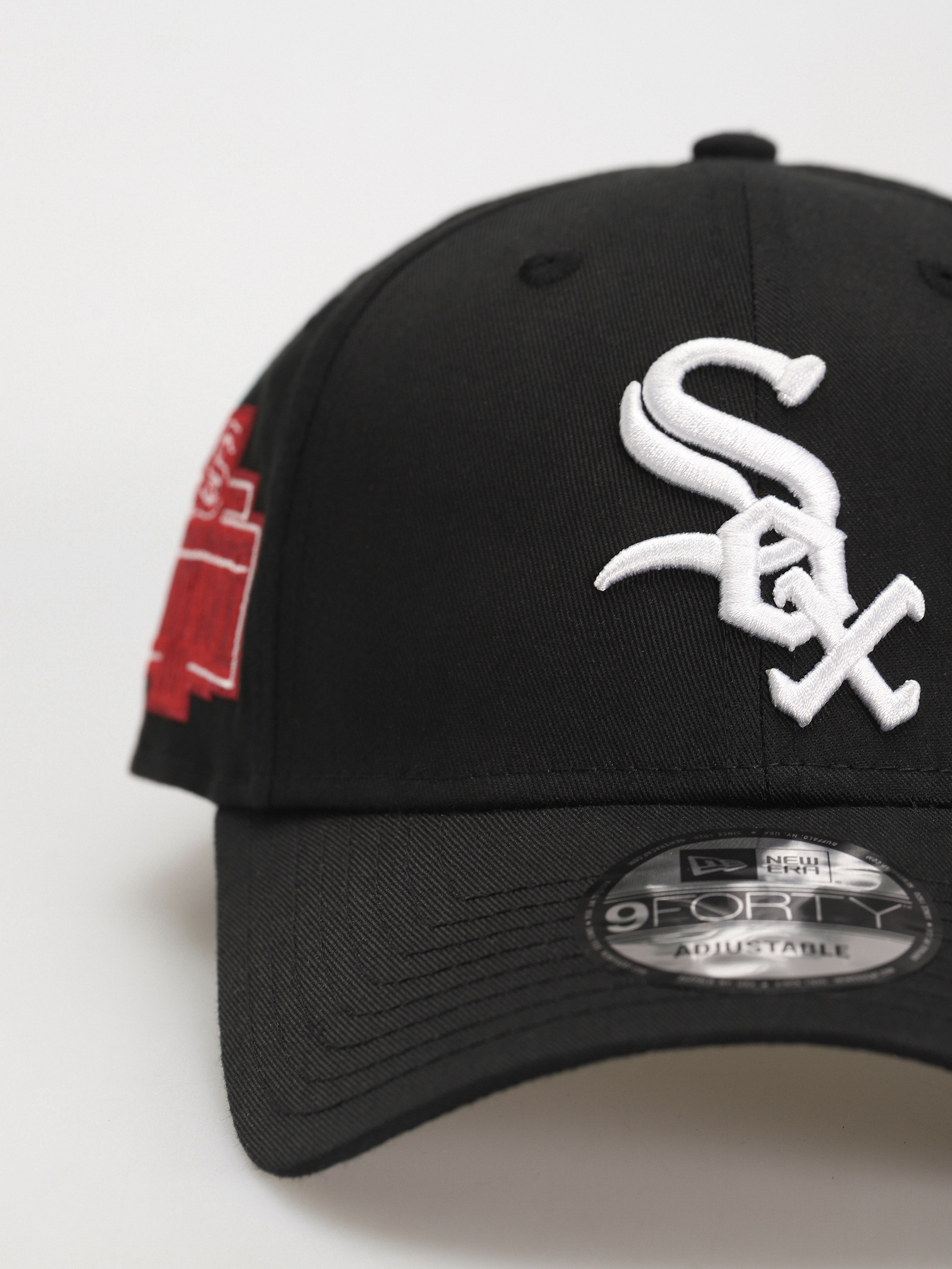 Czapka z daszkiem New Era Patch 9Forty Chicago White Sox (black)