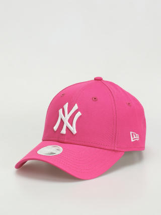 Czapka z daszkiem New Era League Essential 9Forty New York Yankees Wmn (pink/white)