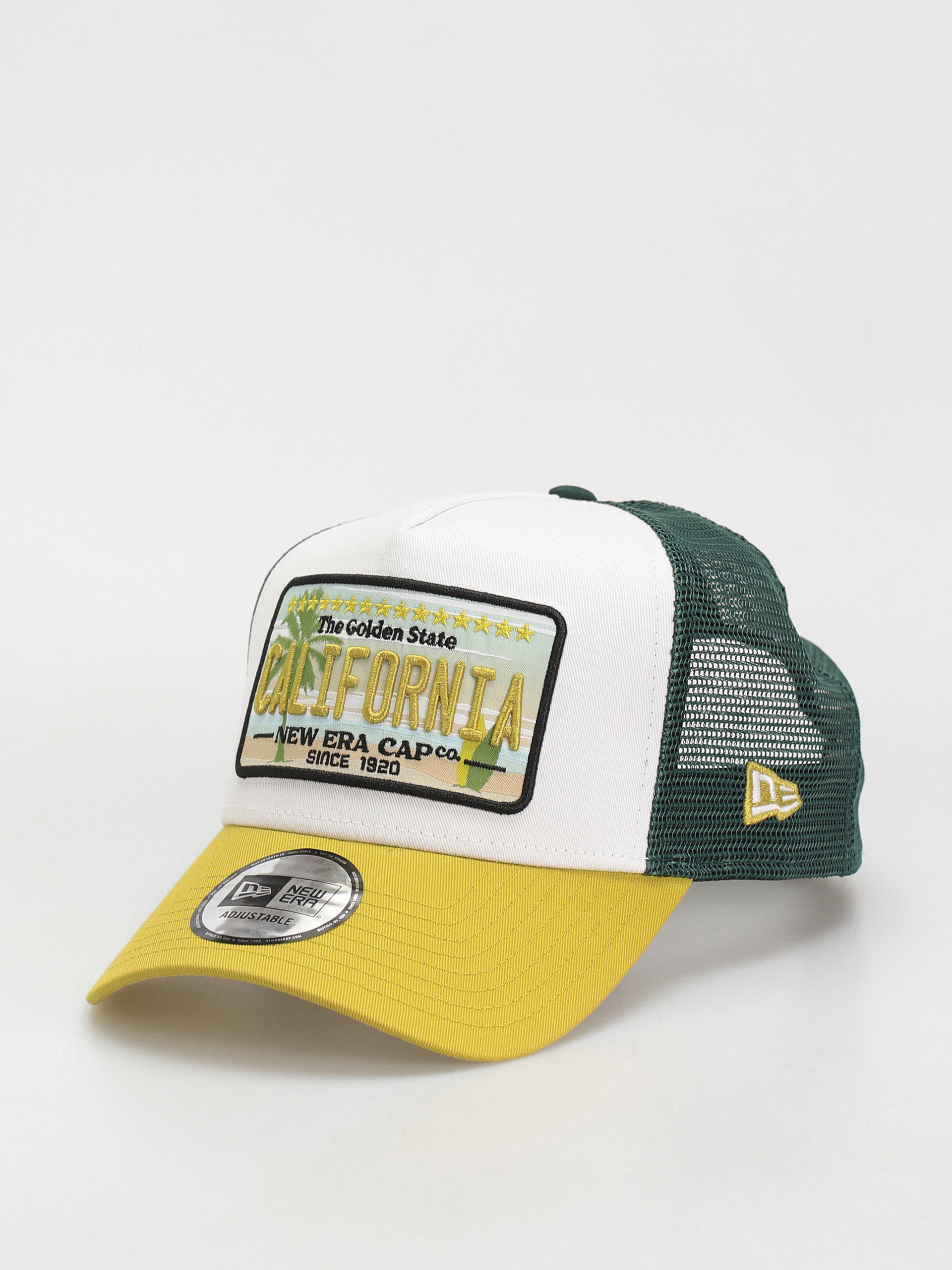 Czapka z daszkiem New Era Patch Trucker (yellow/white/green)