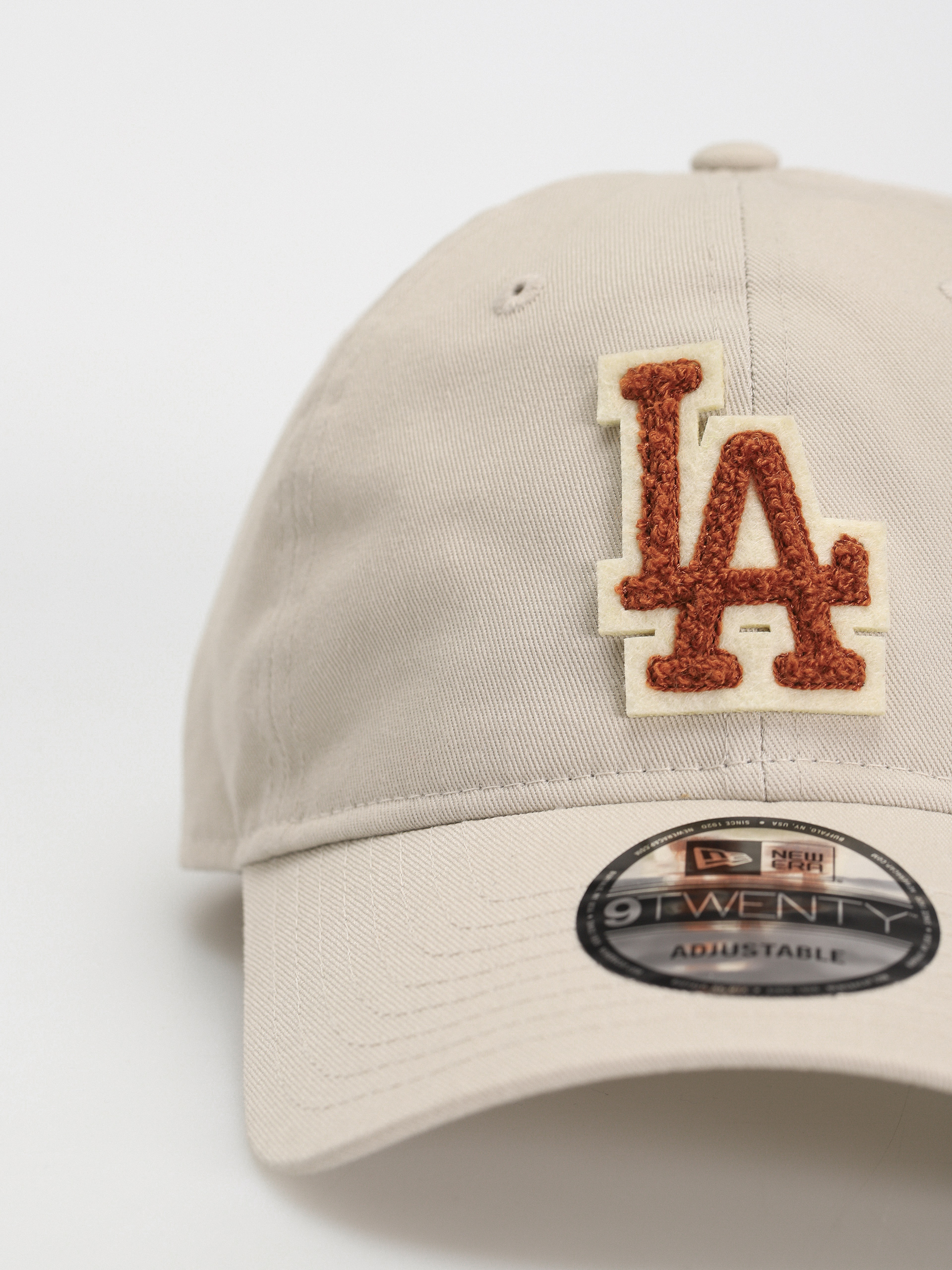 Czapka z daszkiem New Era Boucle 9Twenty Los Angeles Dodgers (stone)