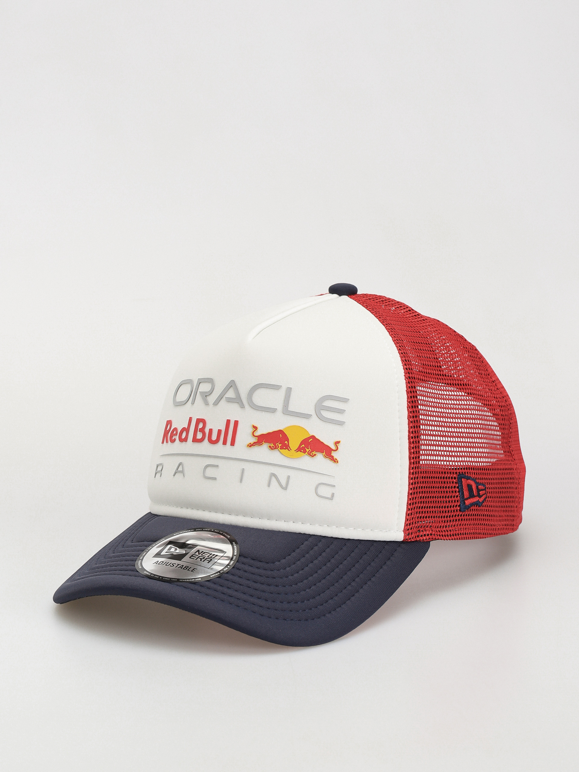 Czapka z daszkiem New Era Red Bull F1 Colour Block EF Trucker (white/red/navy)