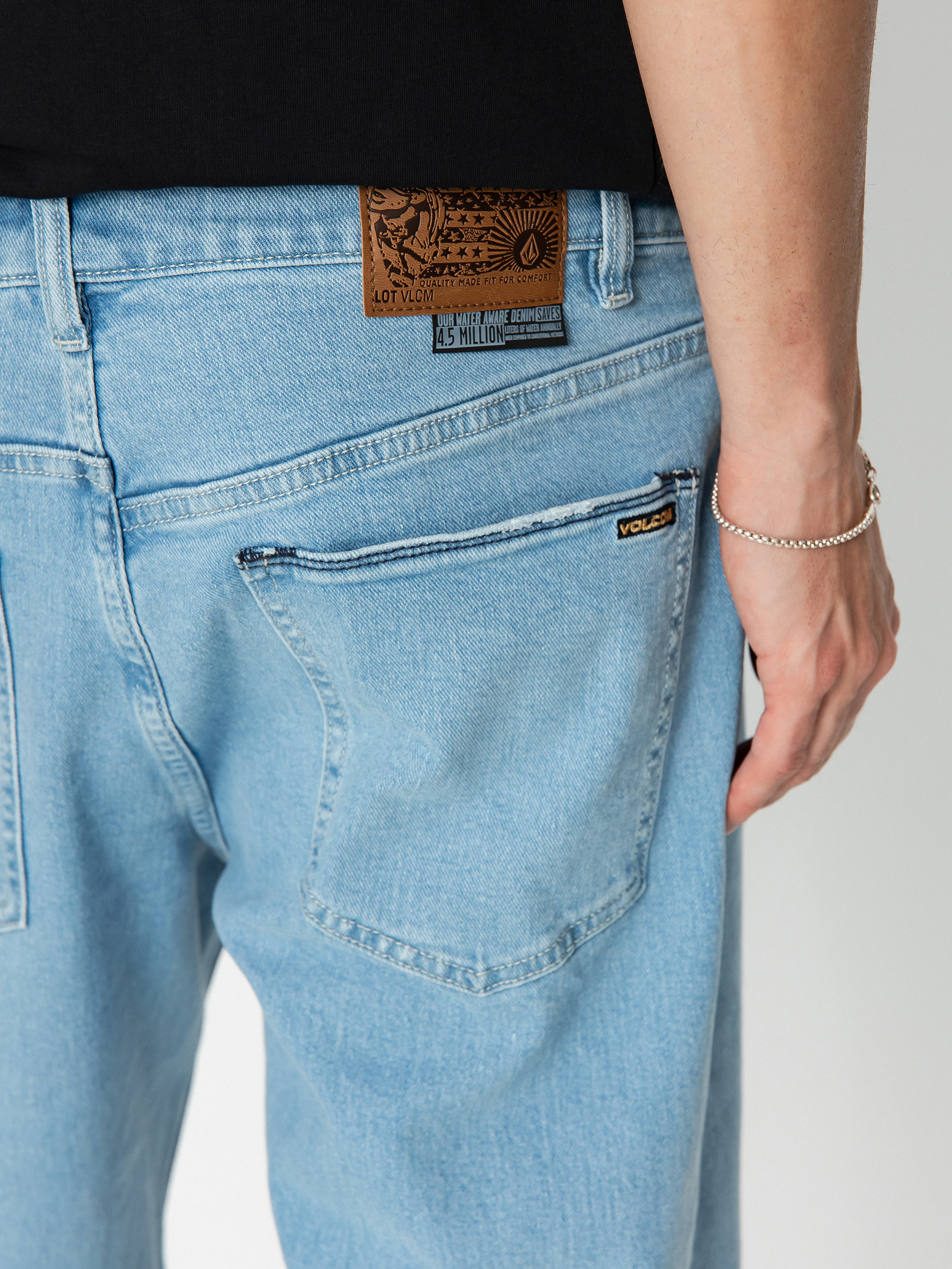 Spodnie Volcom Modown Tapered Denim (light vintage indigo)