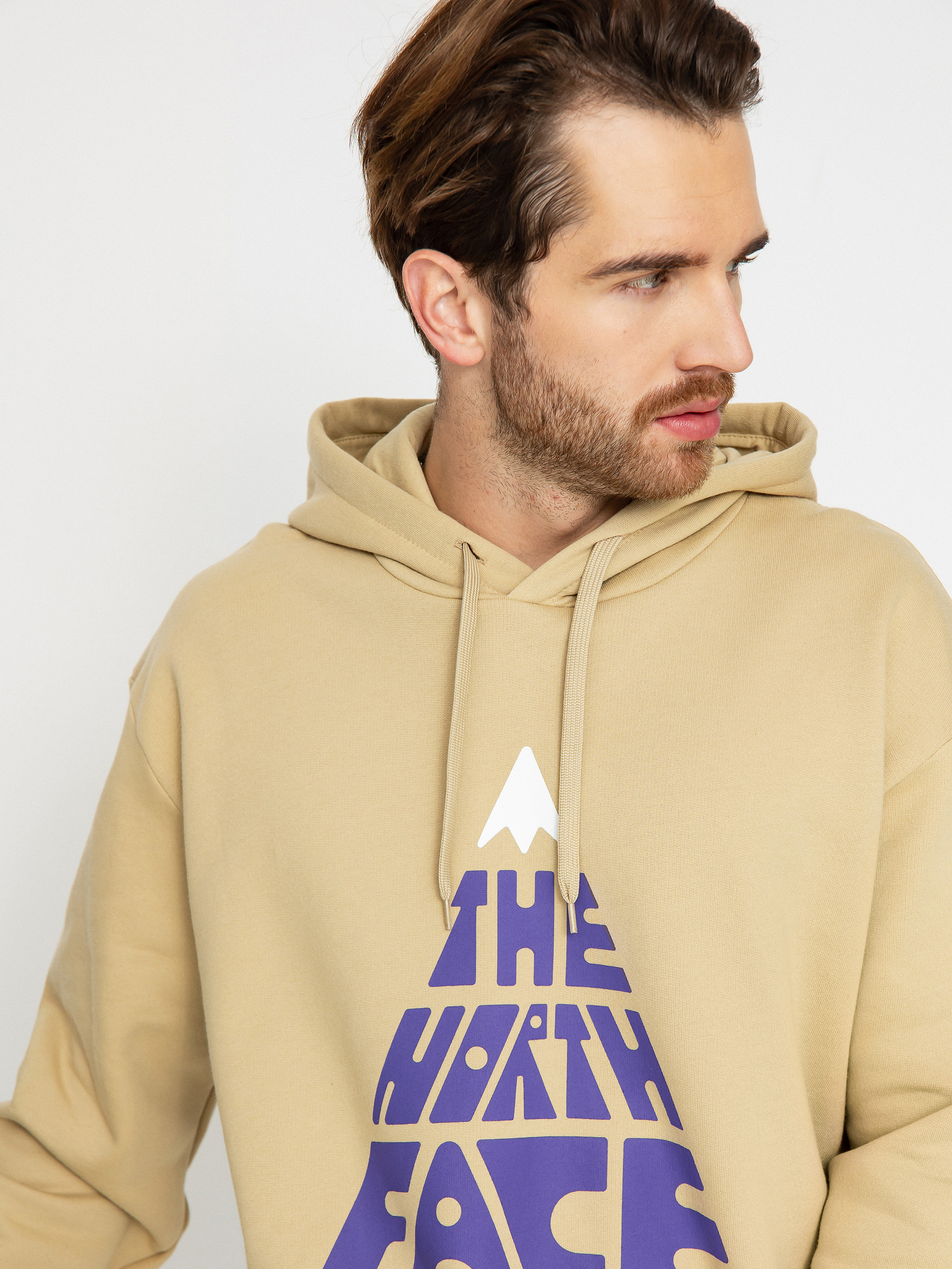 Bluza z kapturem The North Face Mountain Play HD (khaki stone)