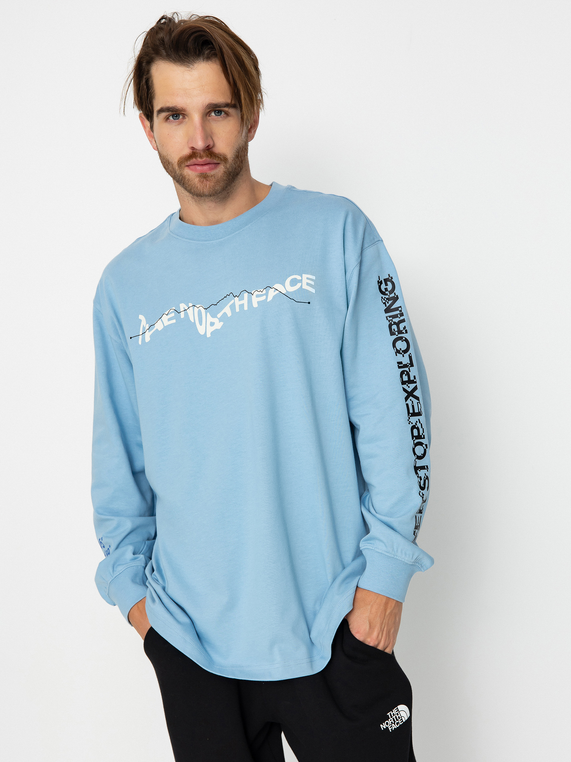 Longsleeve The North Face Nse Graphic (steel blue)