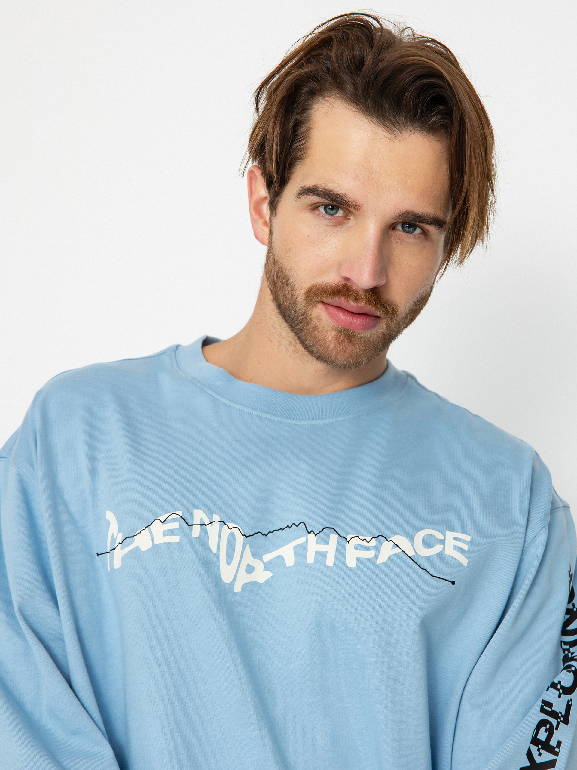 Longsleeve The North Face Nse Graphic (steel blue)