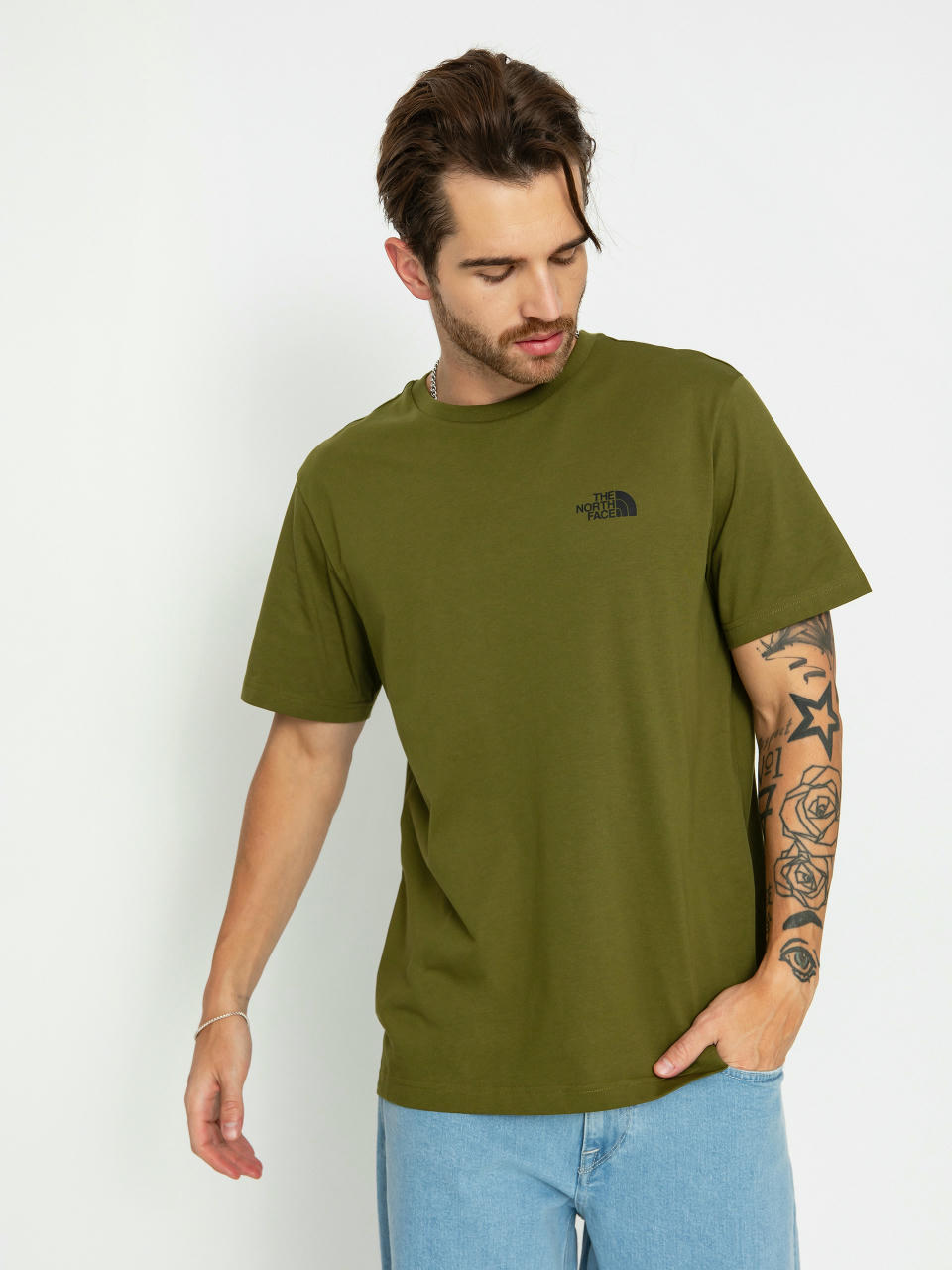 T-shirt The North Face Simple Dome (forest olive)