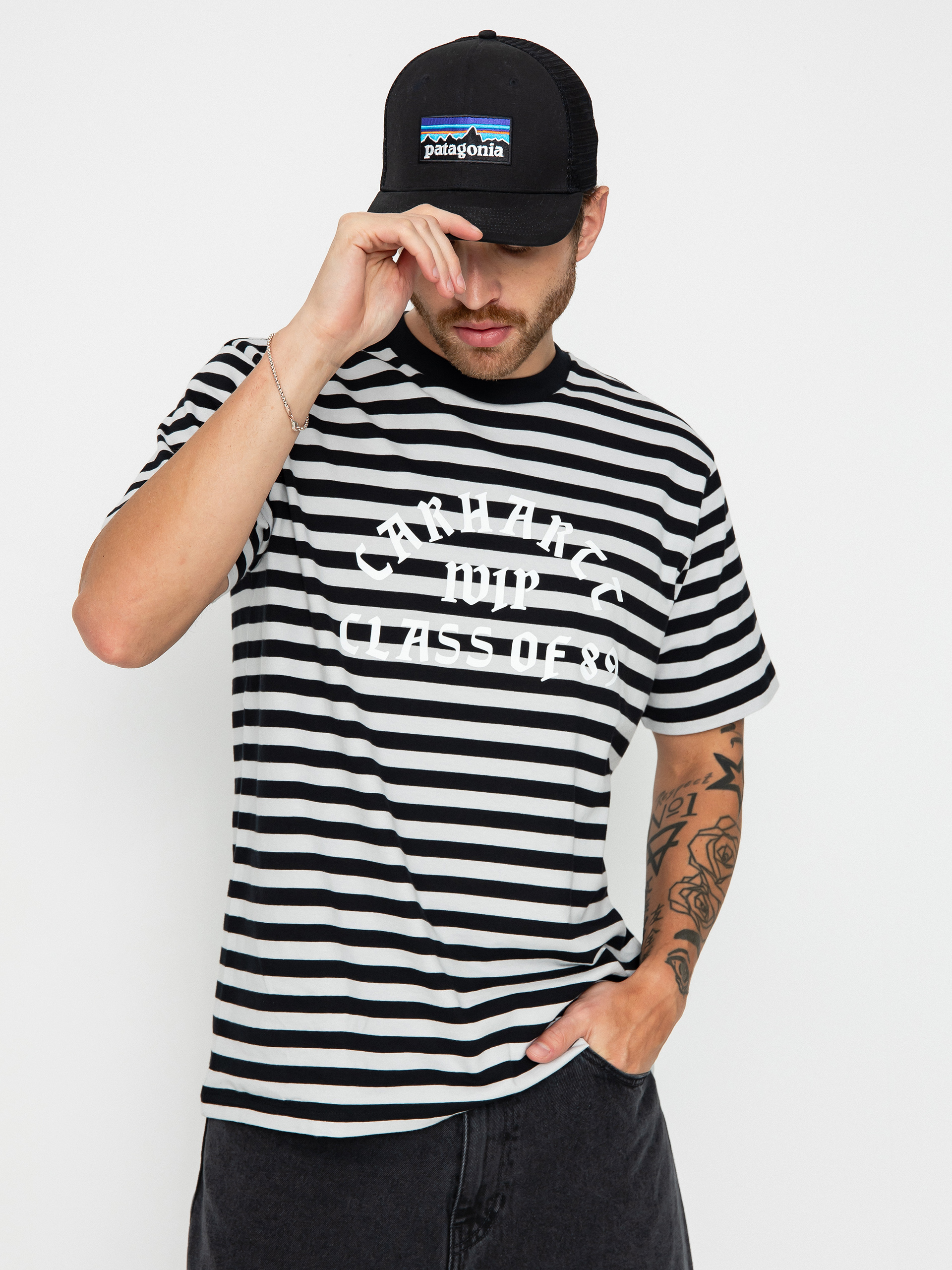 ★2024SS新作★CARHARTT★S/S SCOTTY ATHLETIC T-SHIRT Carhartt WIP Scotty Athletic T-shirt - navy blue (scotty