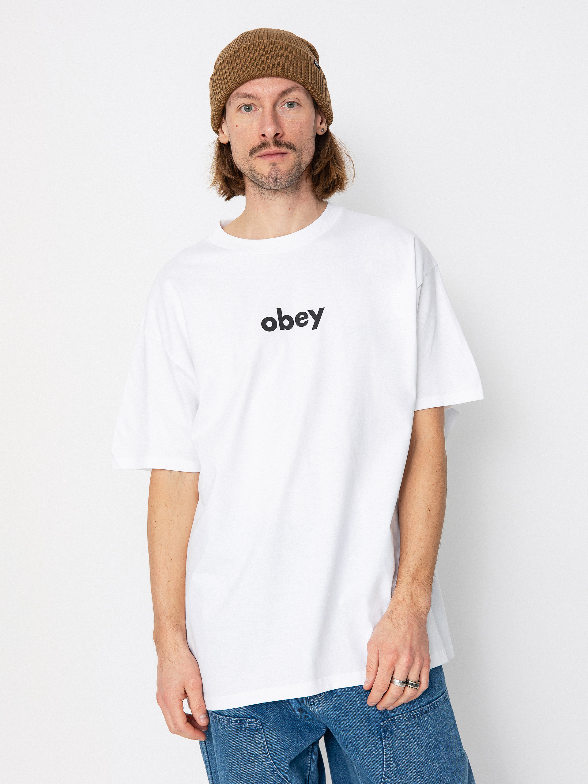 T-shirt OBEY Lower Case 2 (white)