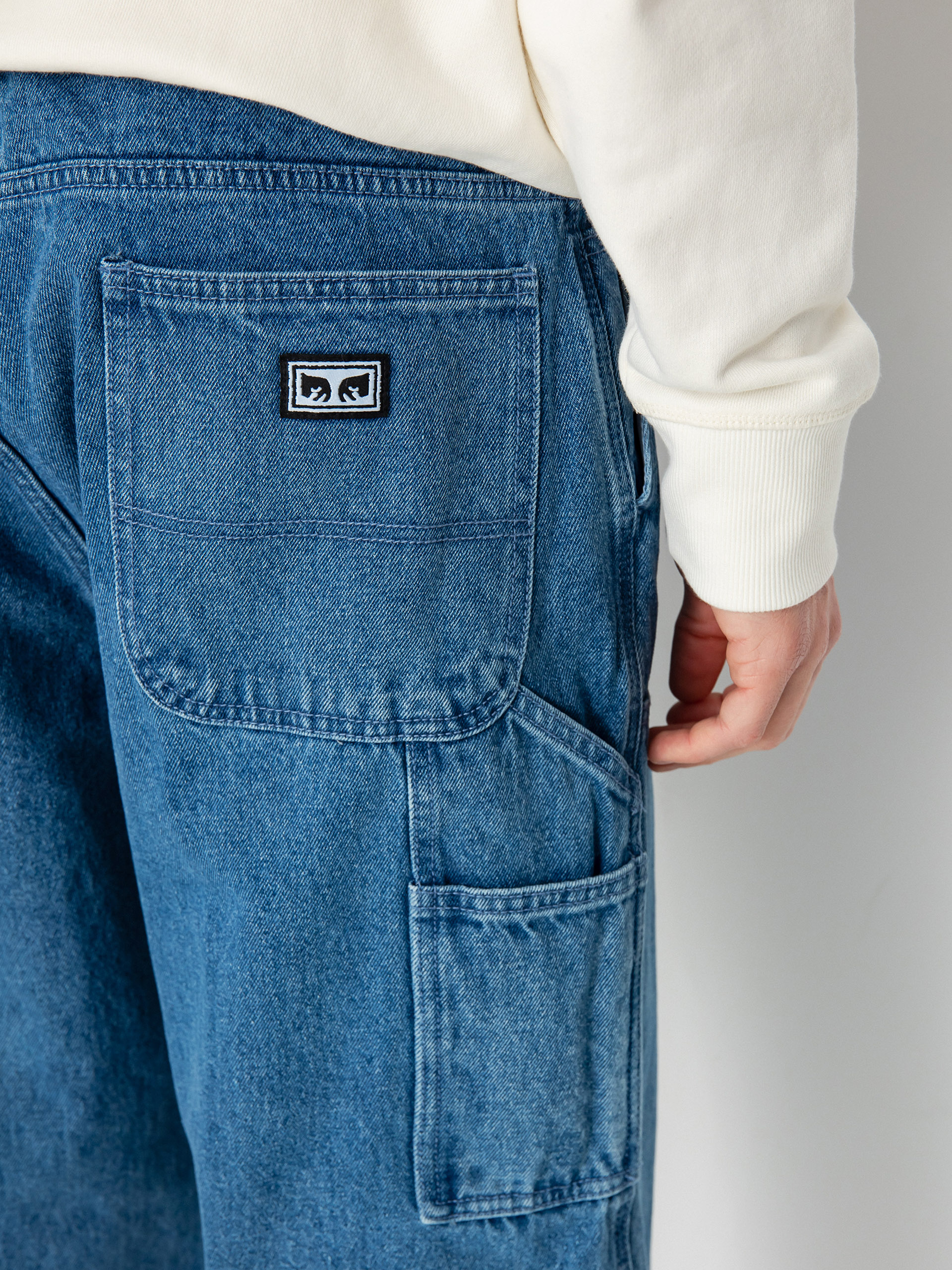 Spodnie OBEY Bigwig Denim Carpenter (light indigo)