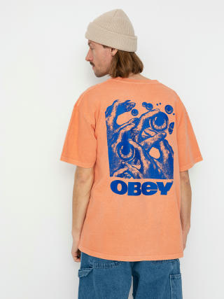 T-shirt OBEY Eyes In My Head (pigment sunset coral)