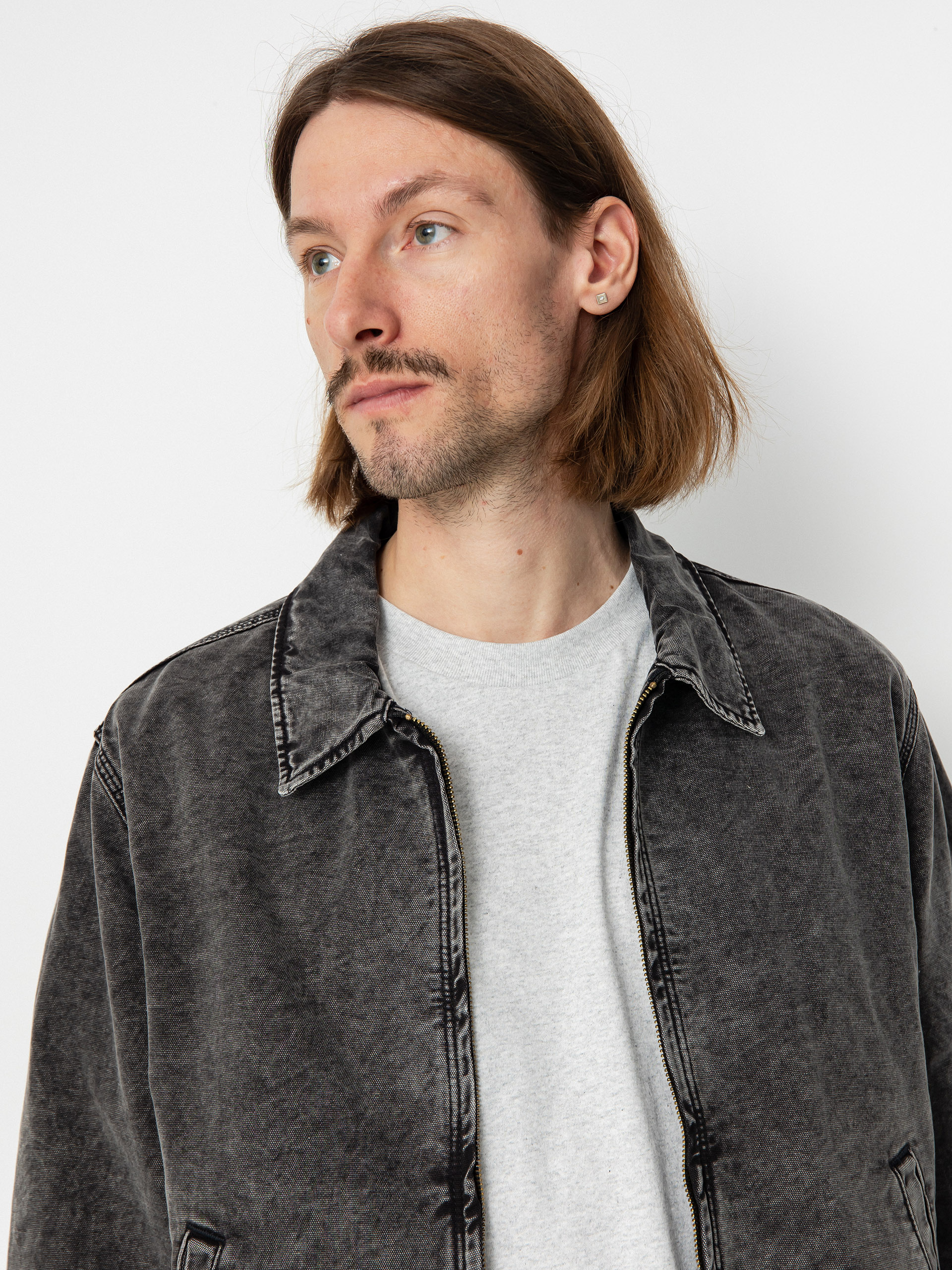 Kurtka Dickies Newington (dble dye/acid wash black)