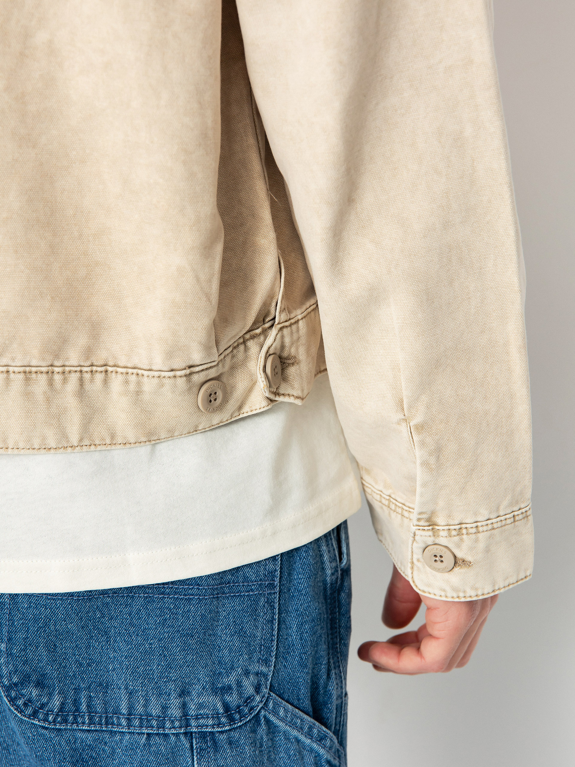 Kurtka Dickies Newington - beżowy (dble dye/acd ss)