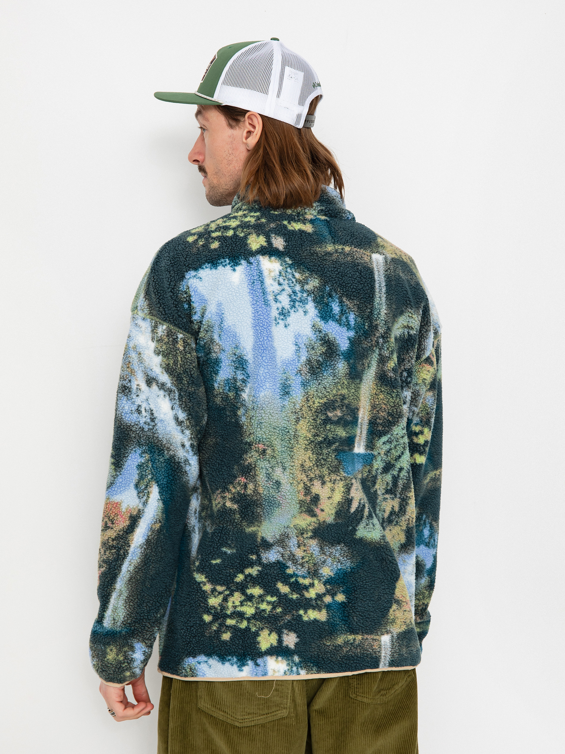 Męski Polar Columbia Helvetia (napa green chasing falls print/black/c)